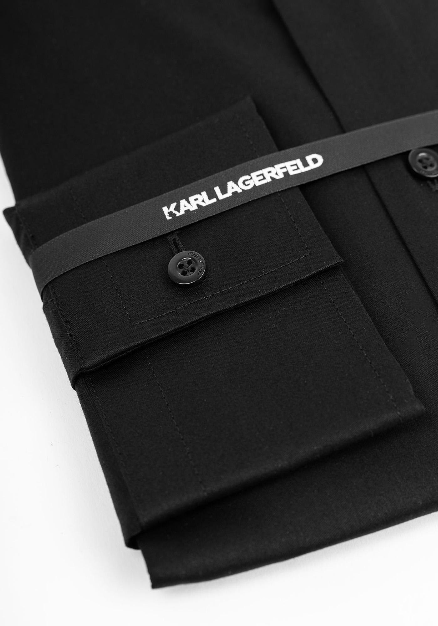 Karl Lagerfeld Shirt της σειράς Basic - 605000 533699 990 Black