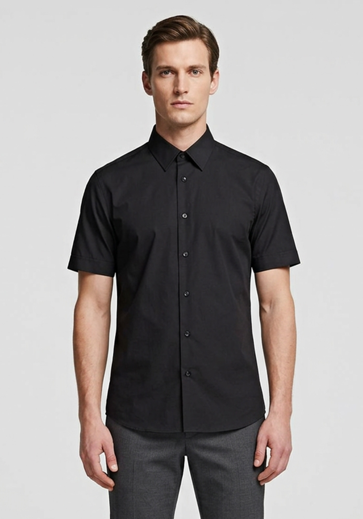 Karl Lagerfeld Shirt της σειράς Basic - 605500 552618 990 Black