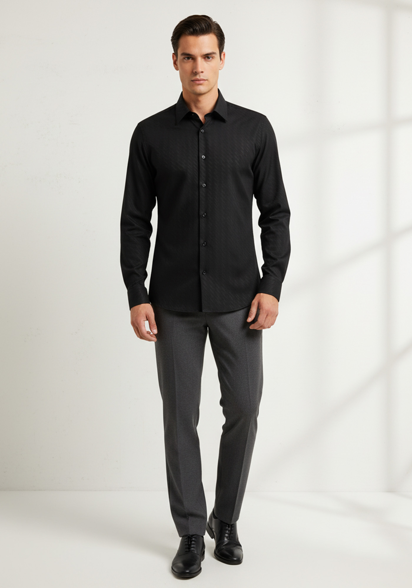 Men's Shirts Karl Lagerfeld Black