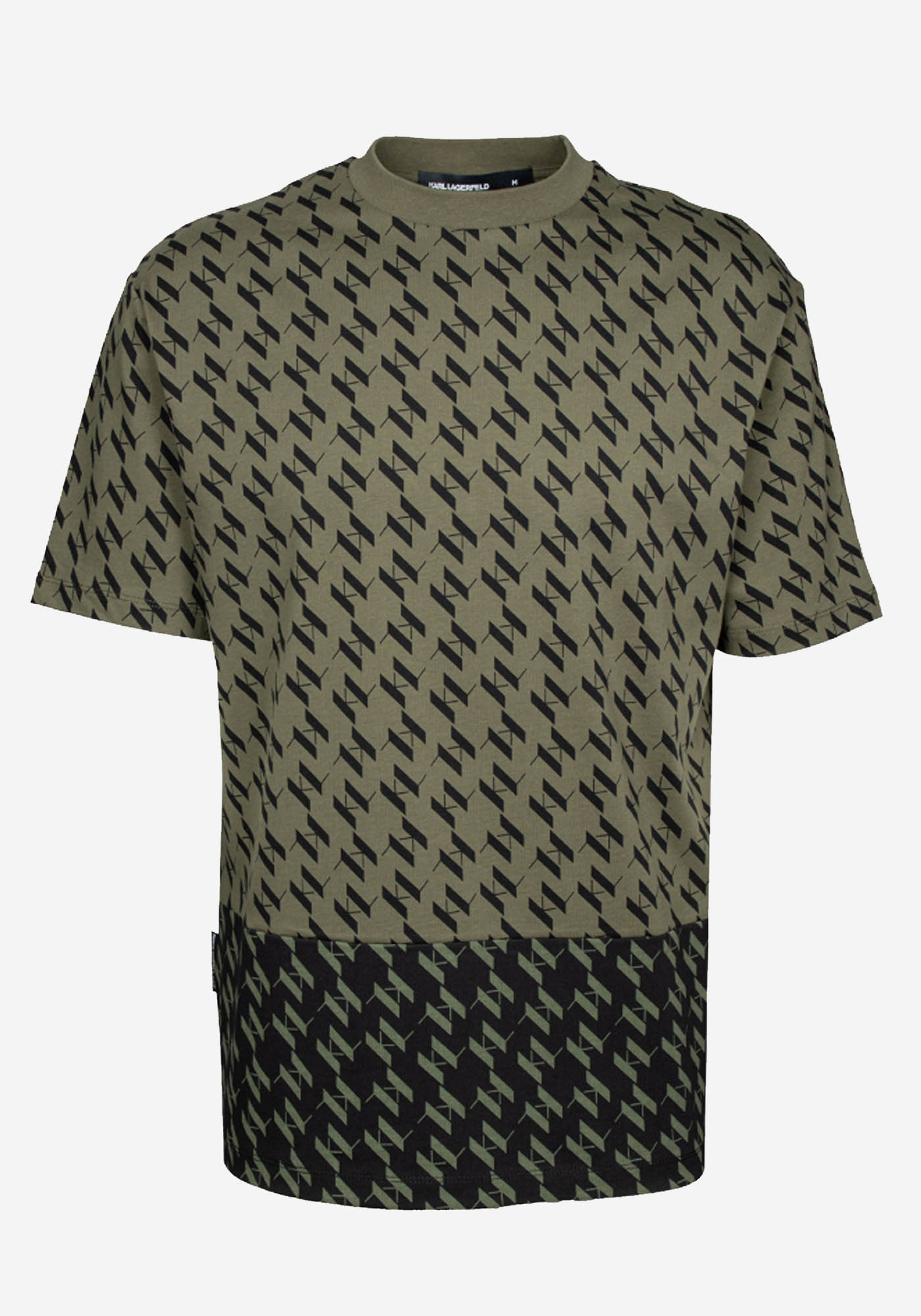 Karl Lagerfeld T Shirt της σειράς Crewneck - 755133 554225 590 Dark Green