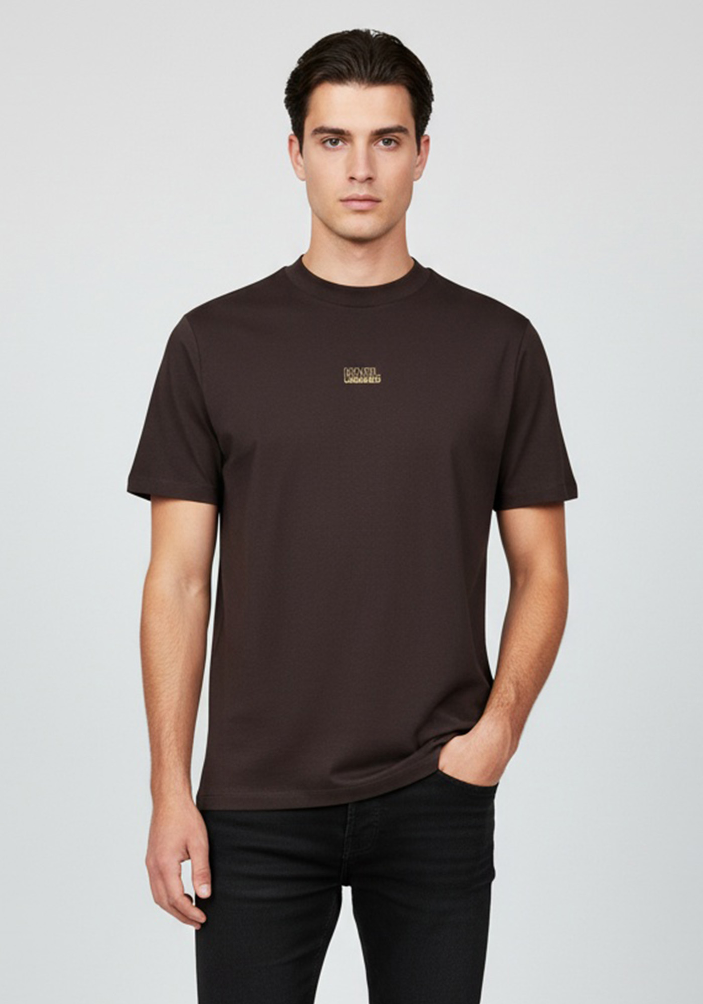 Karl Lagerfeld T Shirt της σειράς Pre - 755034 561235 490 Brown