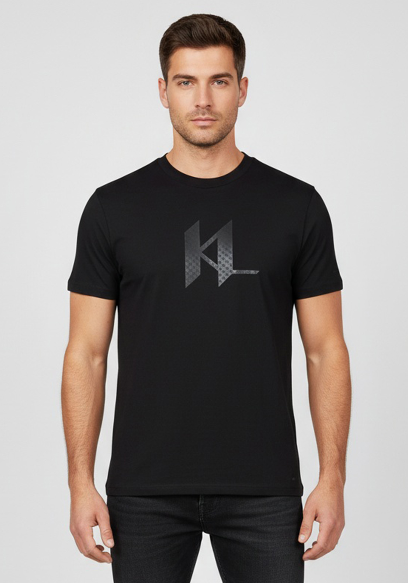 Karl Lagerfeld T Shirt της σειράς Pre - 755072 561252 990 Black