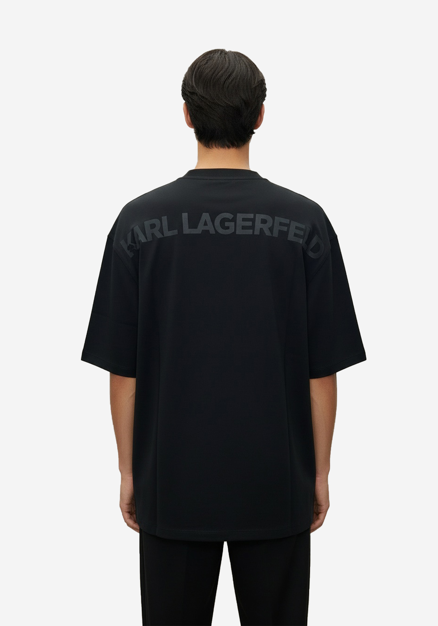 Karl Lagerfeld T Shirt της σειράς Pre - 755133 561225 990 Black