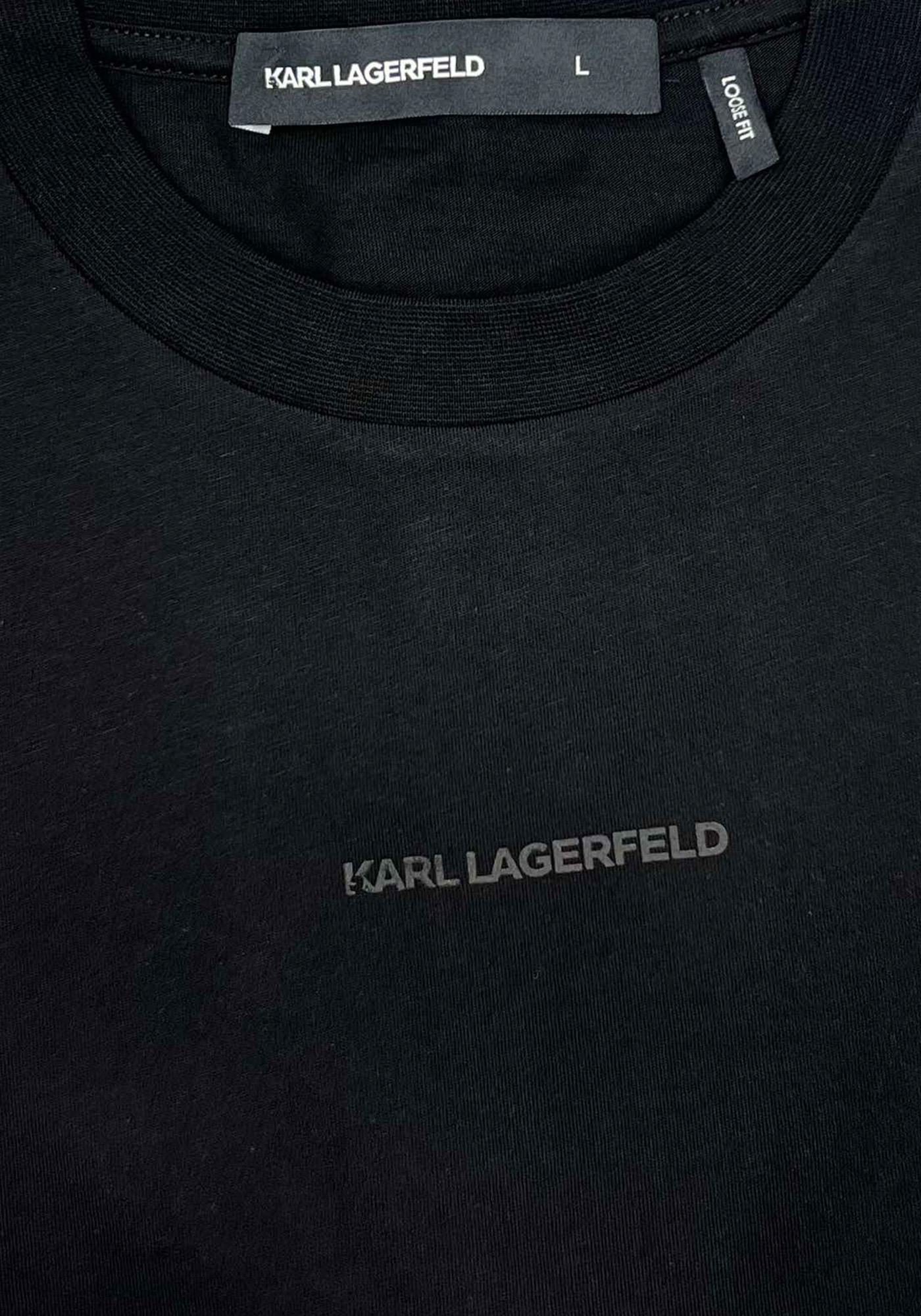 Karl Lagerfeld T Shirt της σειράς Pre - 755133 561225 990 Black