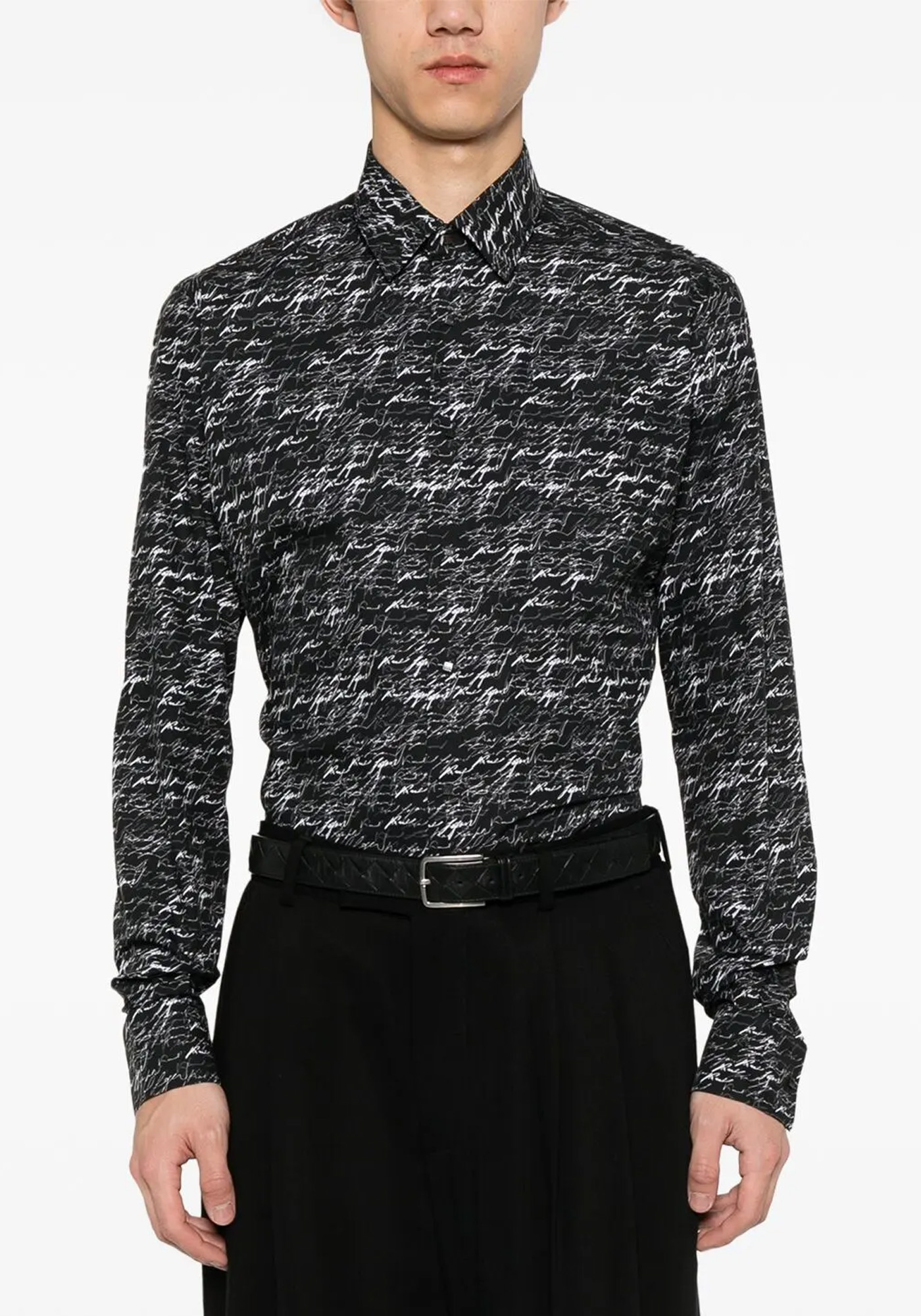 Karl Lagerfeld Πουκάμισο της σειράς Logo - 605000 533677 991 Black