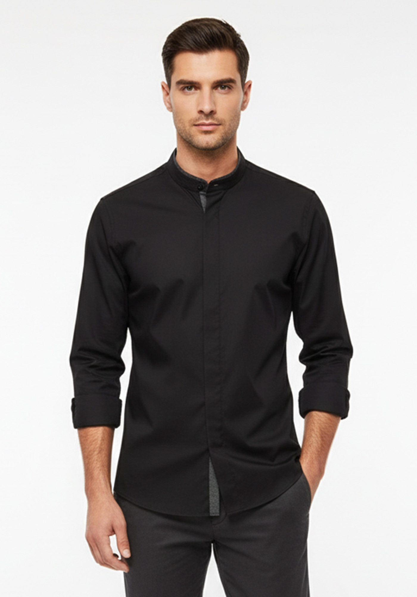 Karl Lagerfeld Πουκάμισο της σειράς Modern - 605112 554609 991 Black