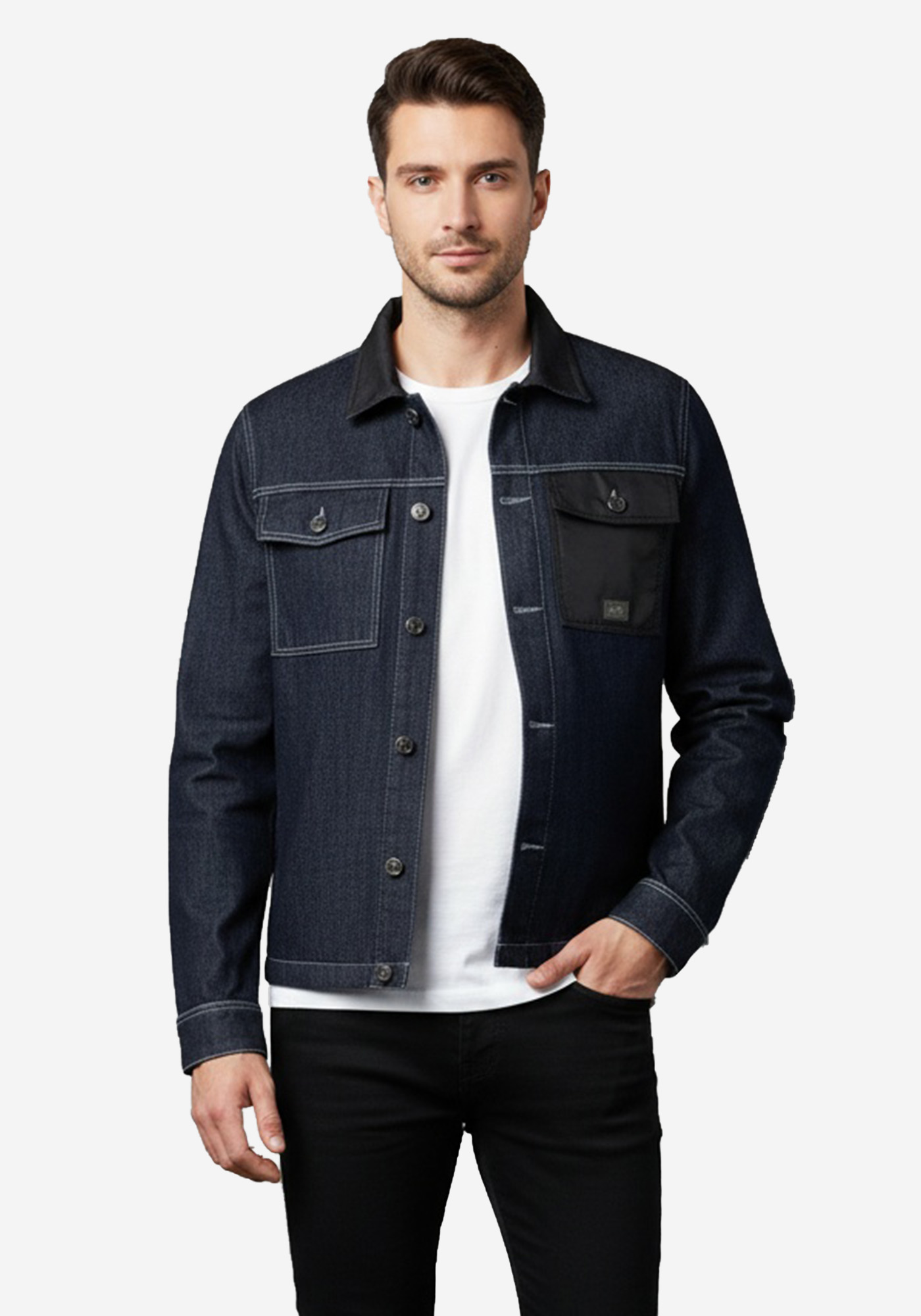 Karl Lagerfeld Karl Lagerfeld Πουκάμισο της σειράς Pre - 505809 561864 606 Solid Blue