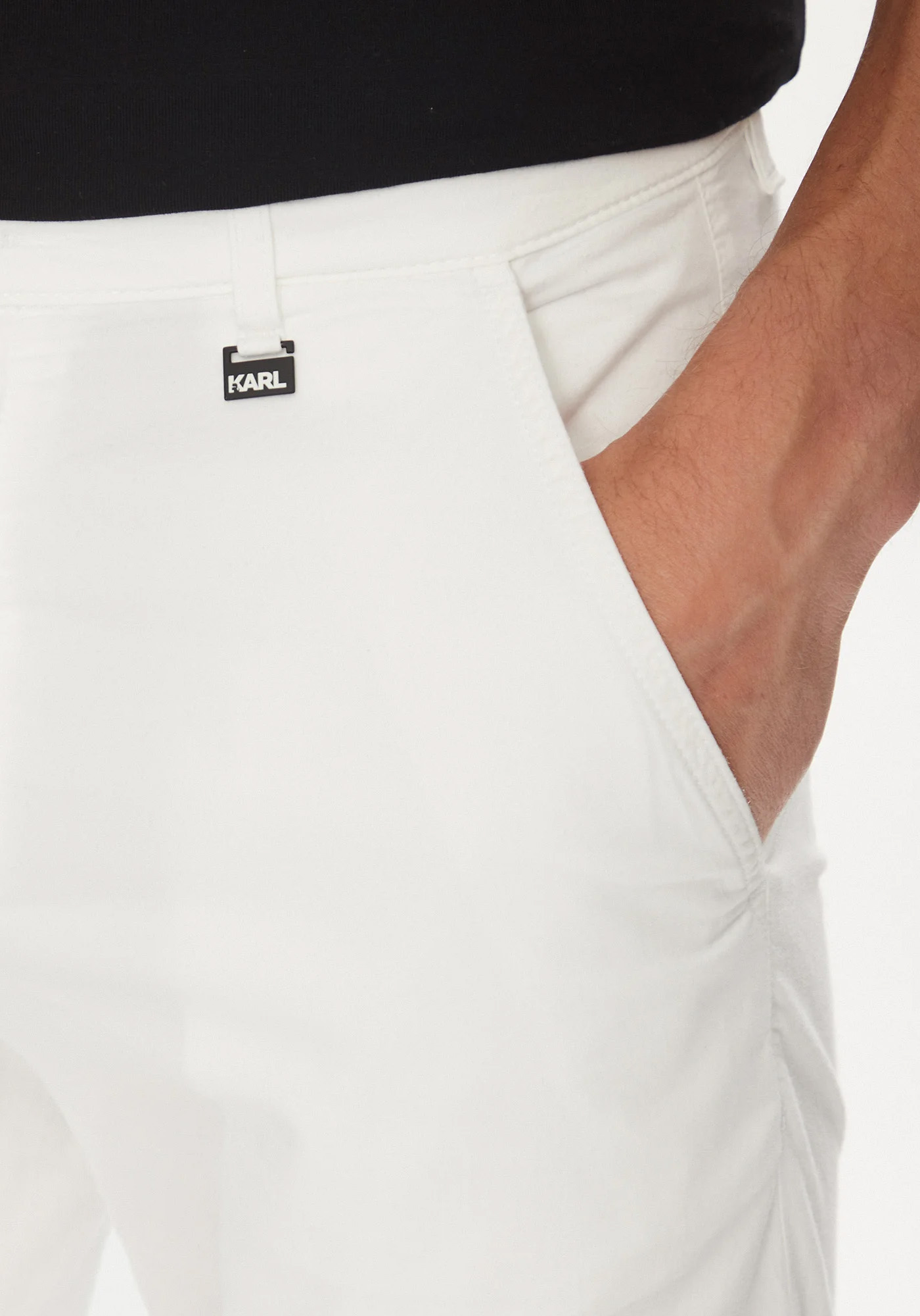 Karl Lagerfeld Βερμούδα της σειράς Chino Short - 265812 552829 10 White