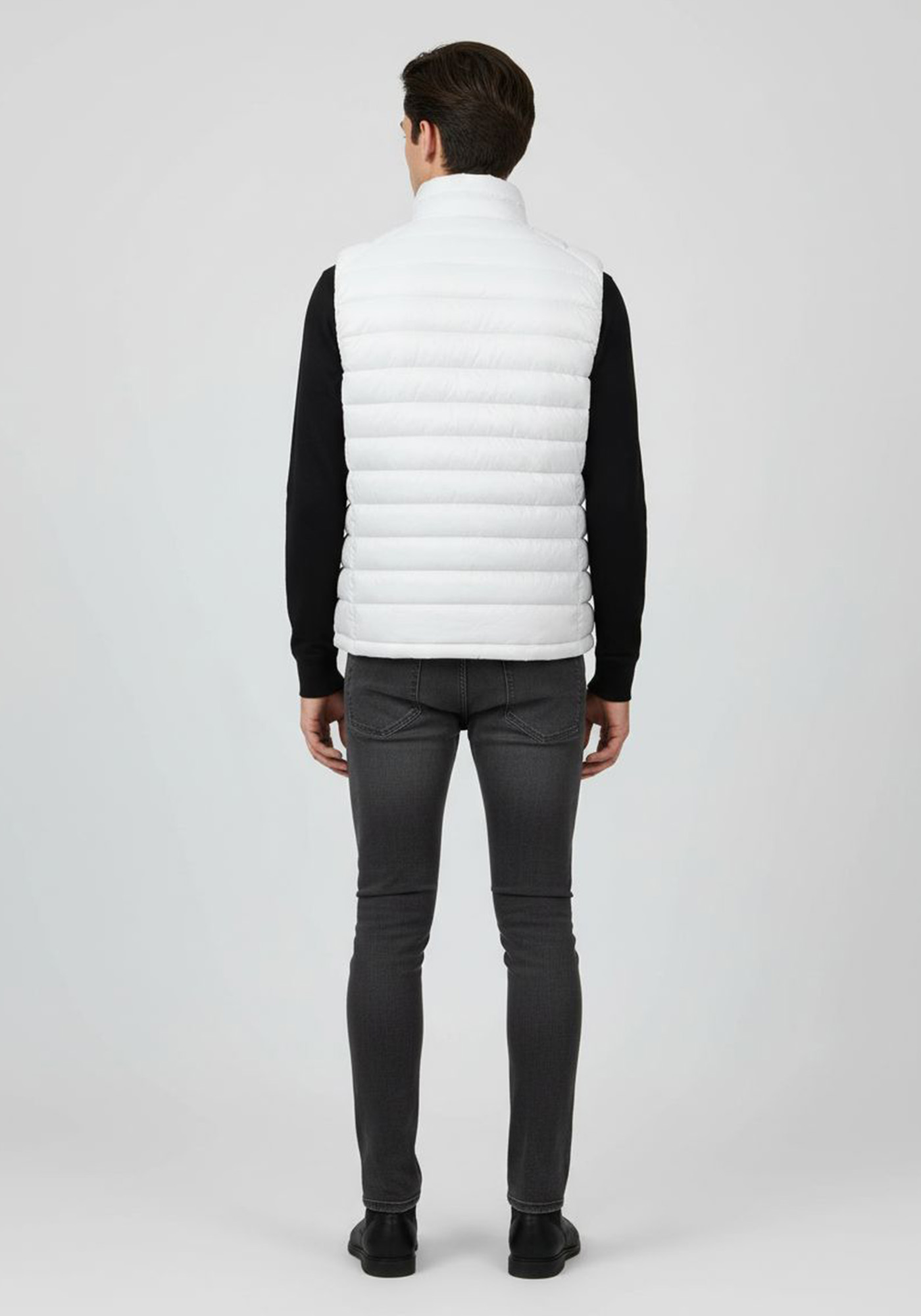 Karl Lagerfeld Αμάνικο Μπουφάν της σειράς Vest - 505711 551590 10 White