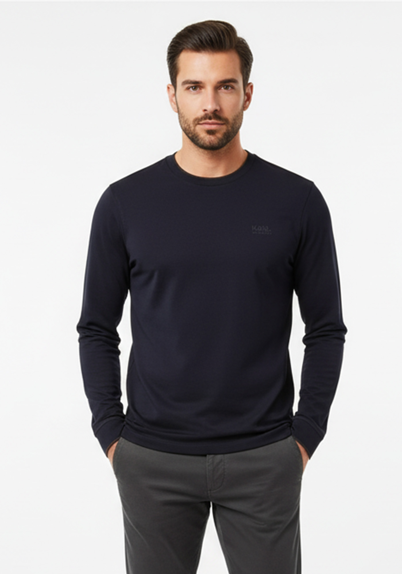 Karl Lagerfeld Μπλούζα της σειράς Crewneck - 755001 554200 690 Blue