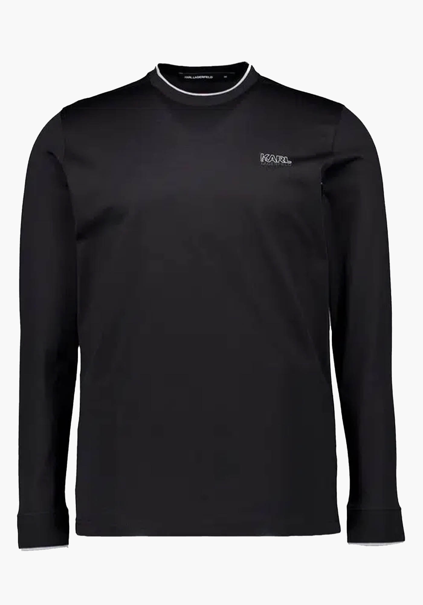 Karl Lagerfeld Μπλούζα της σειράς Crewneck - 755001 554200 990 Black φωτογραφία