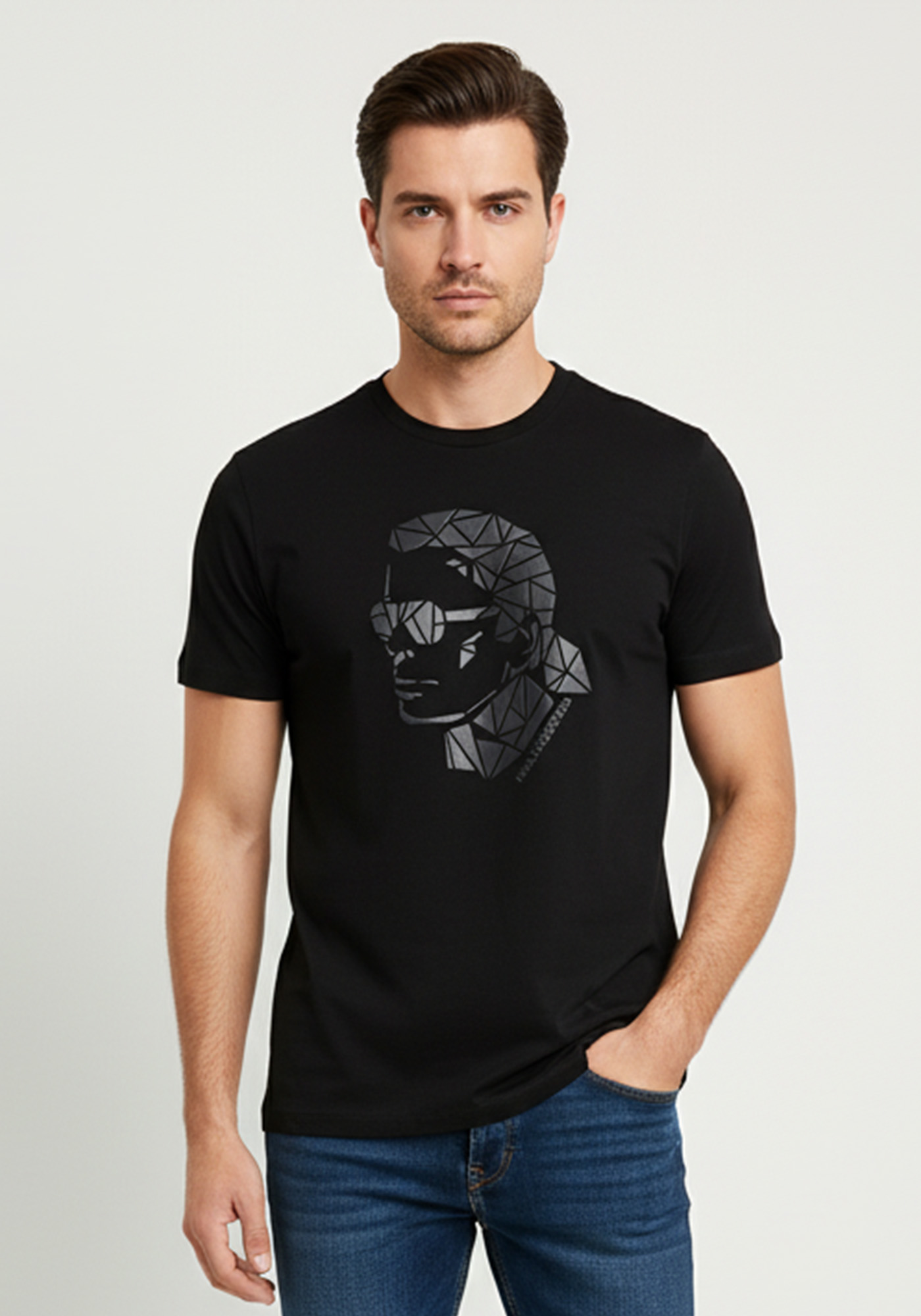 Karl Lagerfeld Μπλούζα της σειράς Crewneck - 755046 554225 990 Black