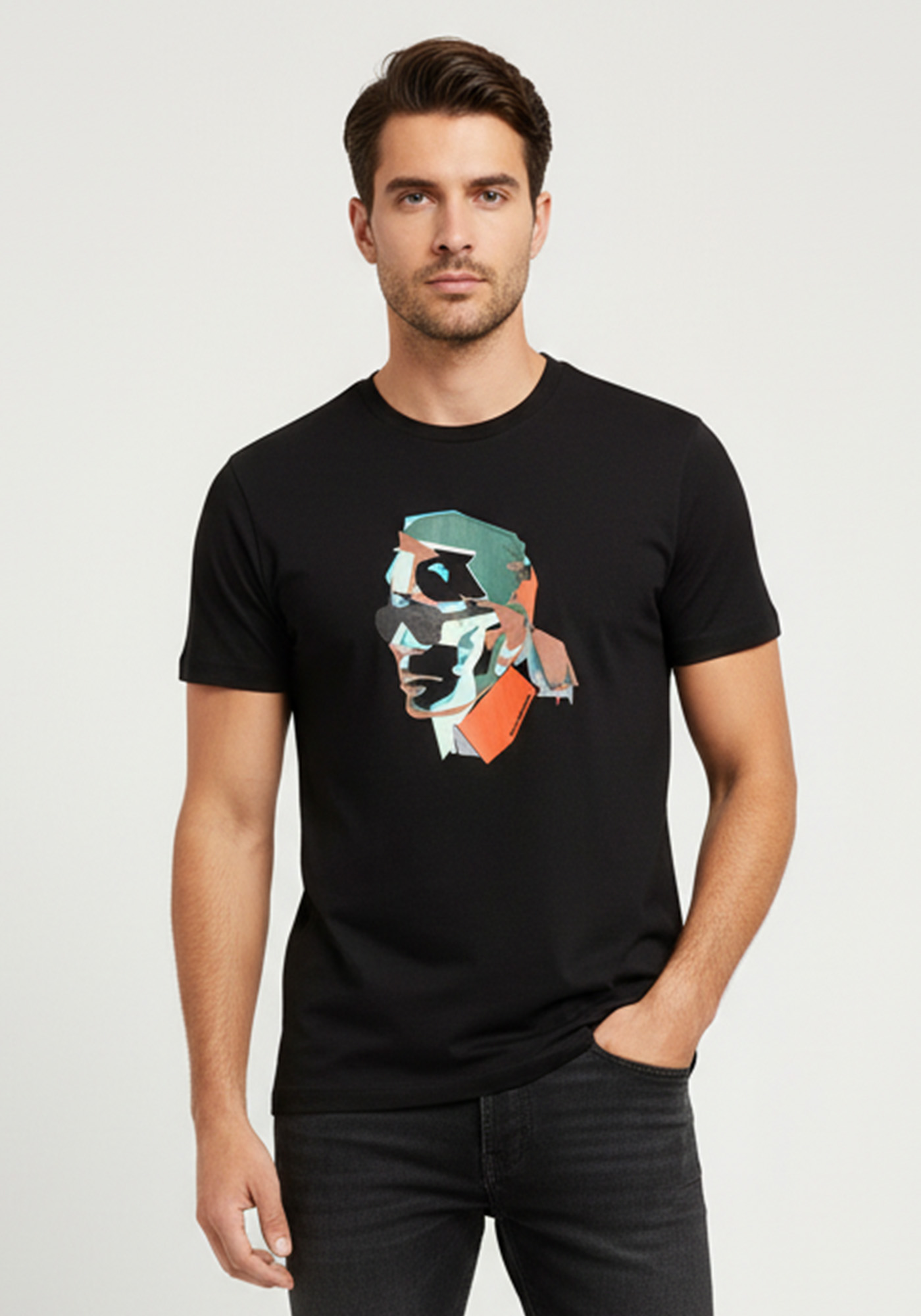 Karl Lagerfeld Karl Lagerfeld Μπλούζα της σειράς Crewneck - 755060 544242 990 Black