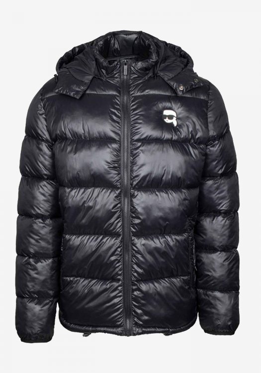 Karl Lagerfeld Μπουφάν της σειράς Hooded Blouson - 505022 554590 990 Black