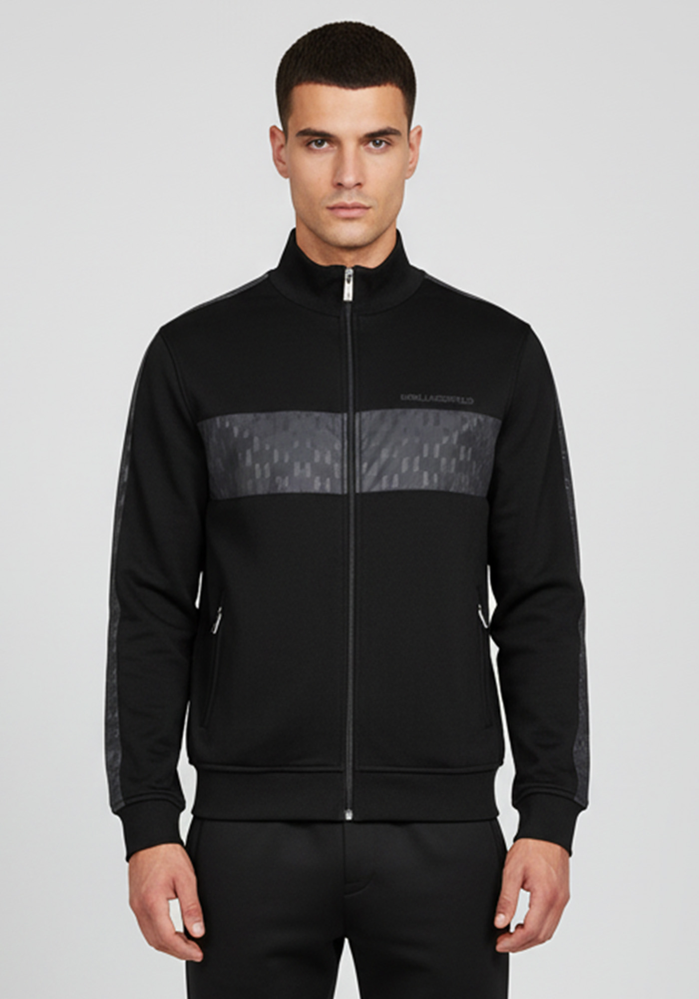 Karl Lagerfeld Ζακέτα Sweat Zip - 705035 554910 990 Black