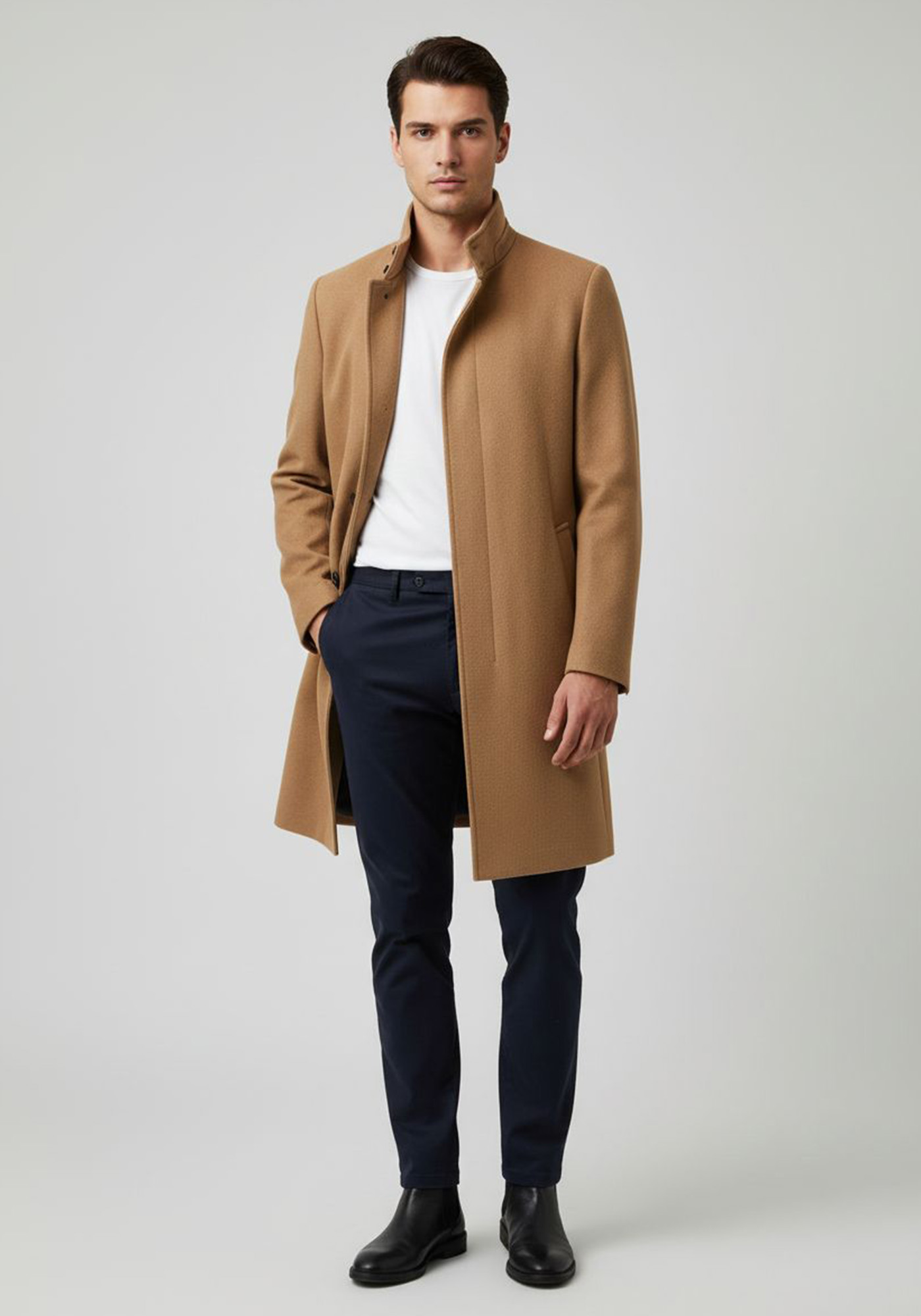 Karl Lagerfeld Παλτό της σειράς Basic - 455732 554750 430 Camel