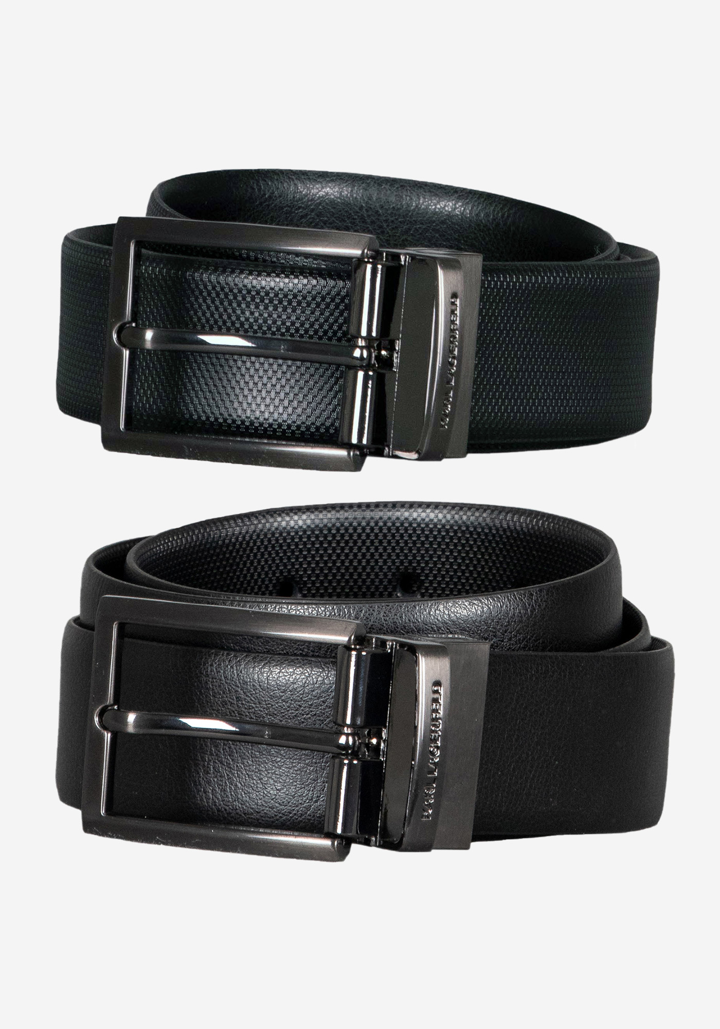 Karl Lagerfeld Ζώνη της σειράς Rev - 815302 544434 990 Black