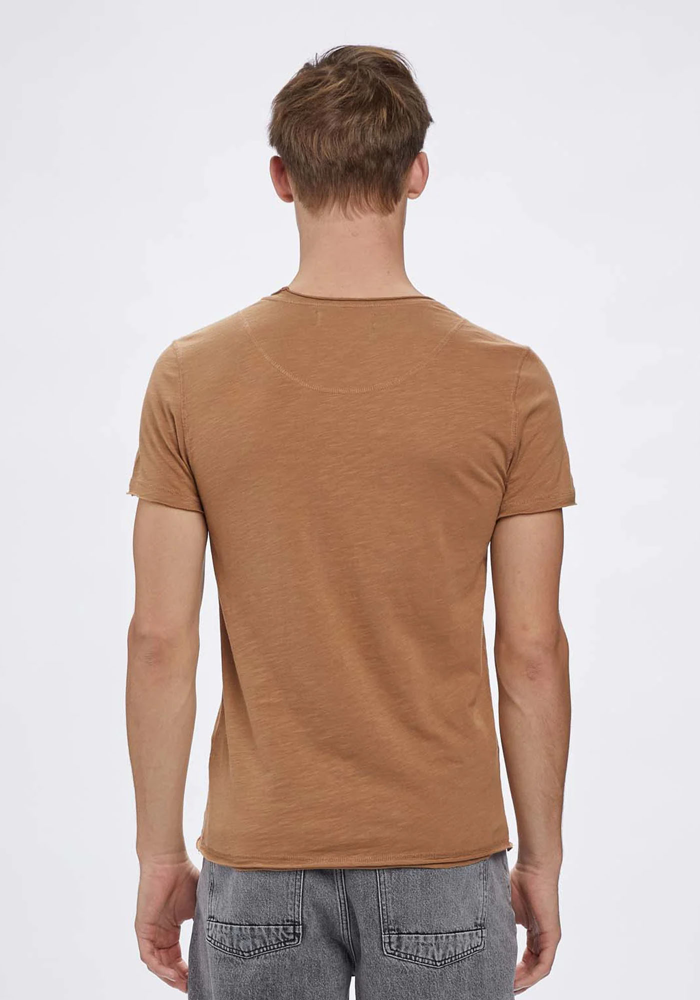 GABBA Μπλούζα της σειράς Konrad Straight Slub - 2200220002 3005 Toasted Coconut