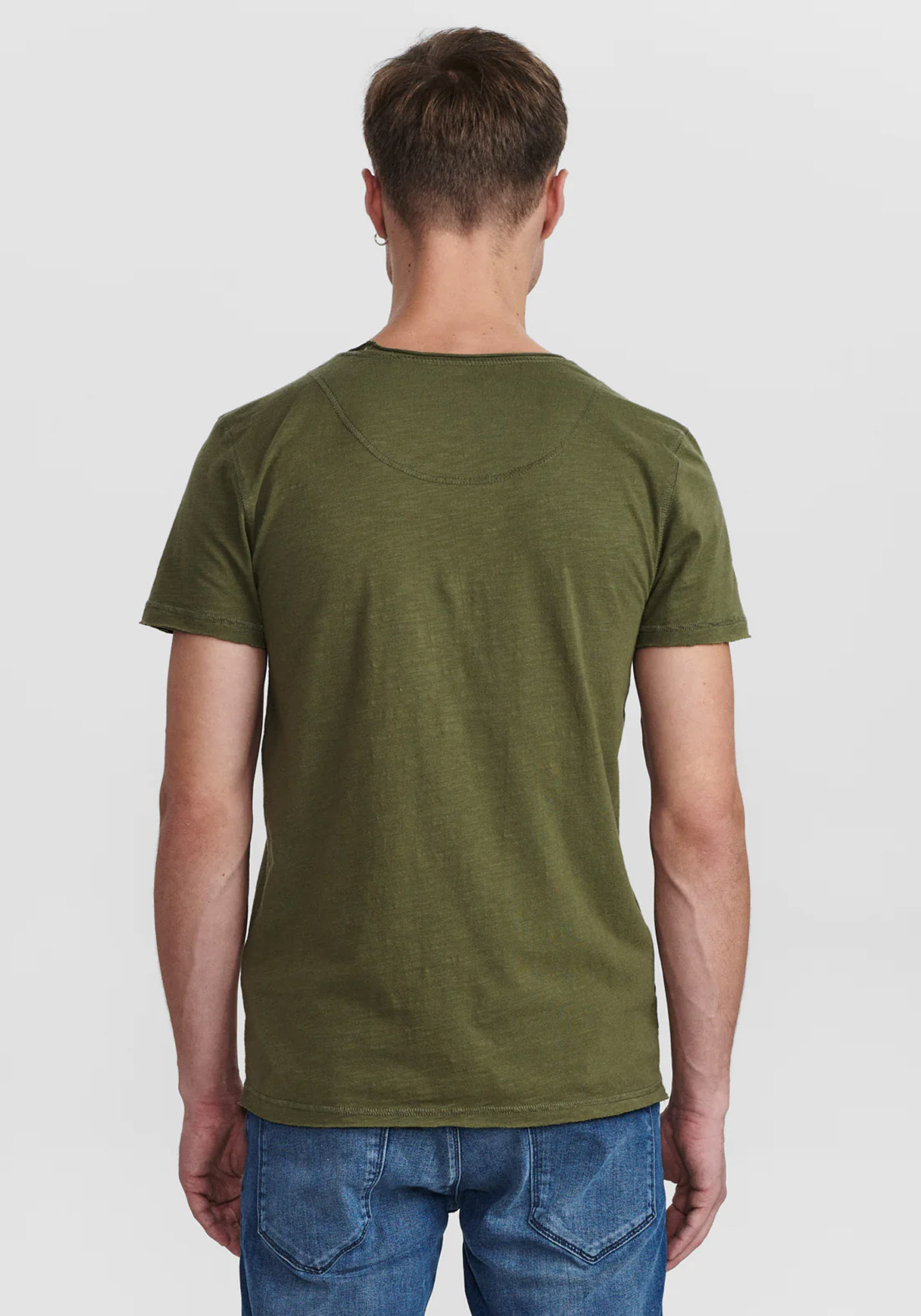 GABBA Μπλούζα της σειράς Konrad Straight Slub - 2200220002 685 Army