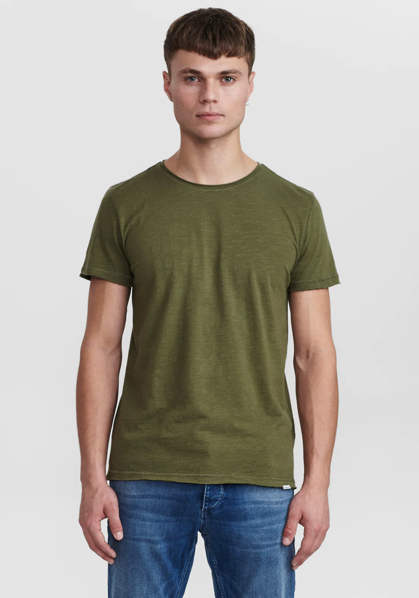 Gabba GABBA Μπλούζα της σειράς Konrad Straight Slub - 2200220002 685 Army