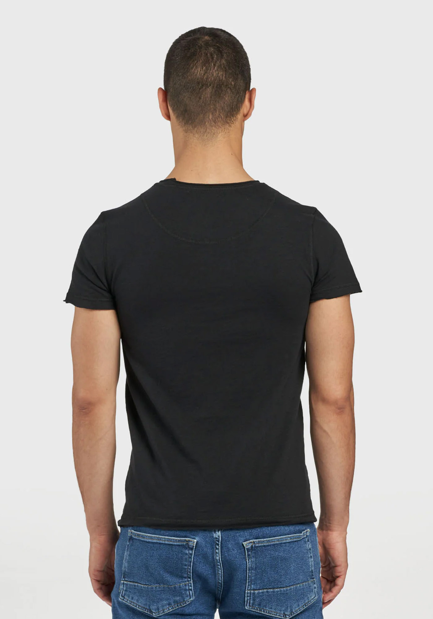 Gabba Μπλούζα της σειράς Konrad Straight Slub - 2200220002 999 Black