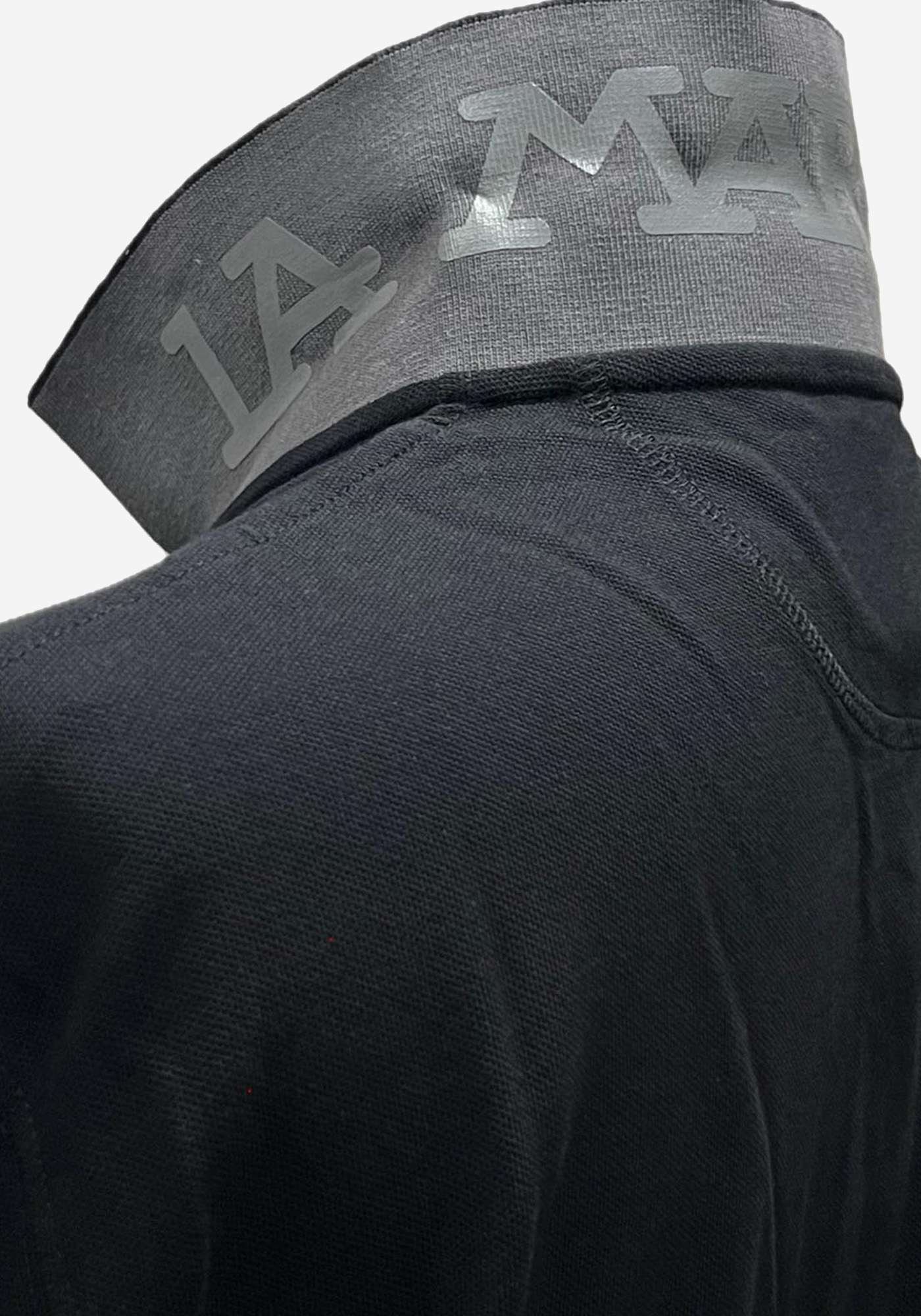 La Martina Polo Μπλούζα της σειράς Braeden - MBP003 PK001 09999 Black φωτογραφία