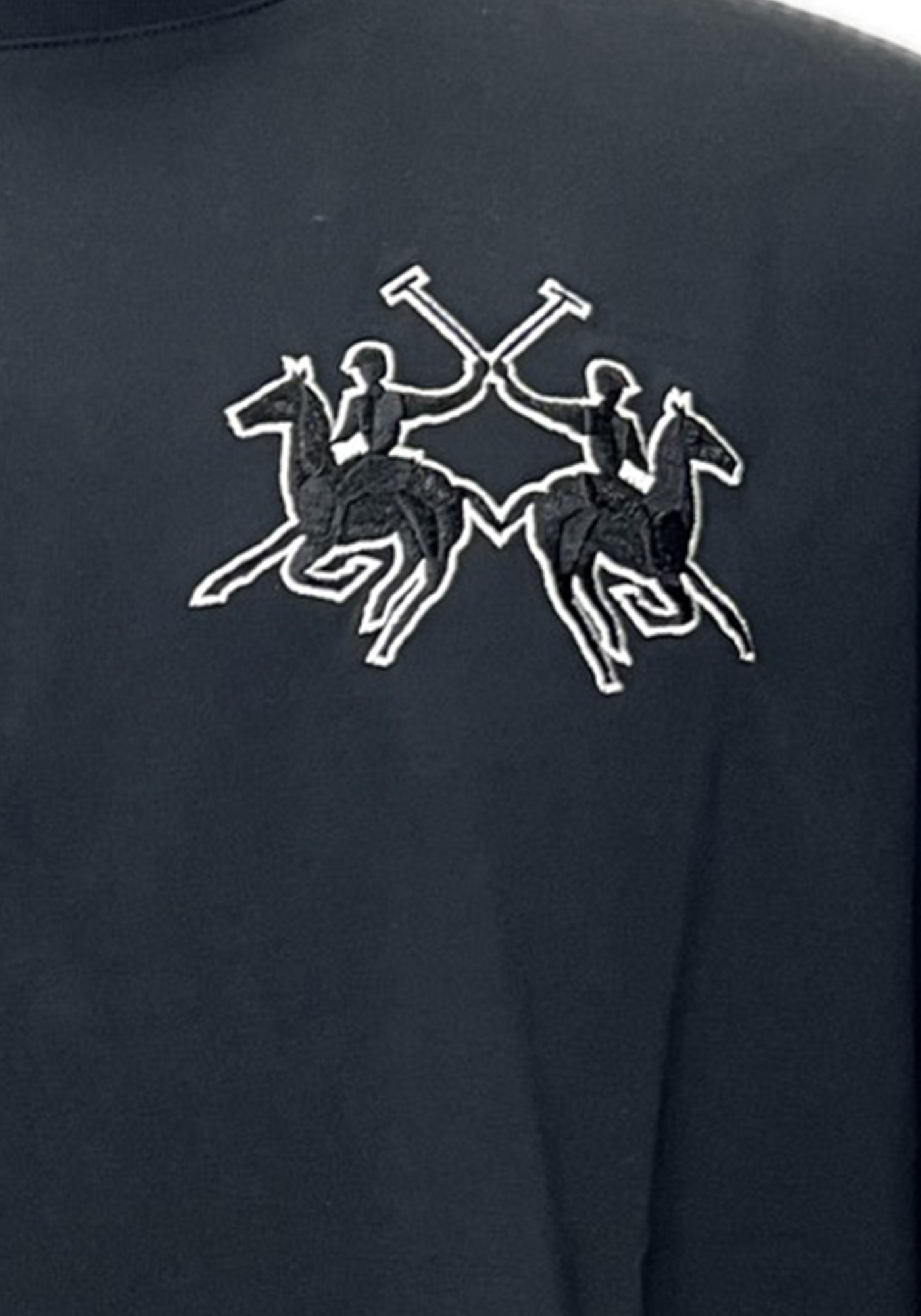 La Martina Μπλούζα HE - MCR008 JS409 09999 Black