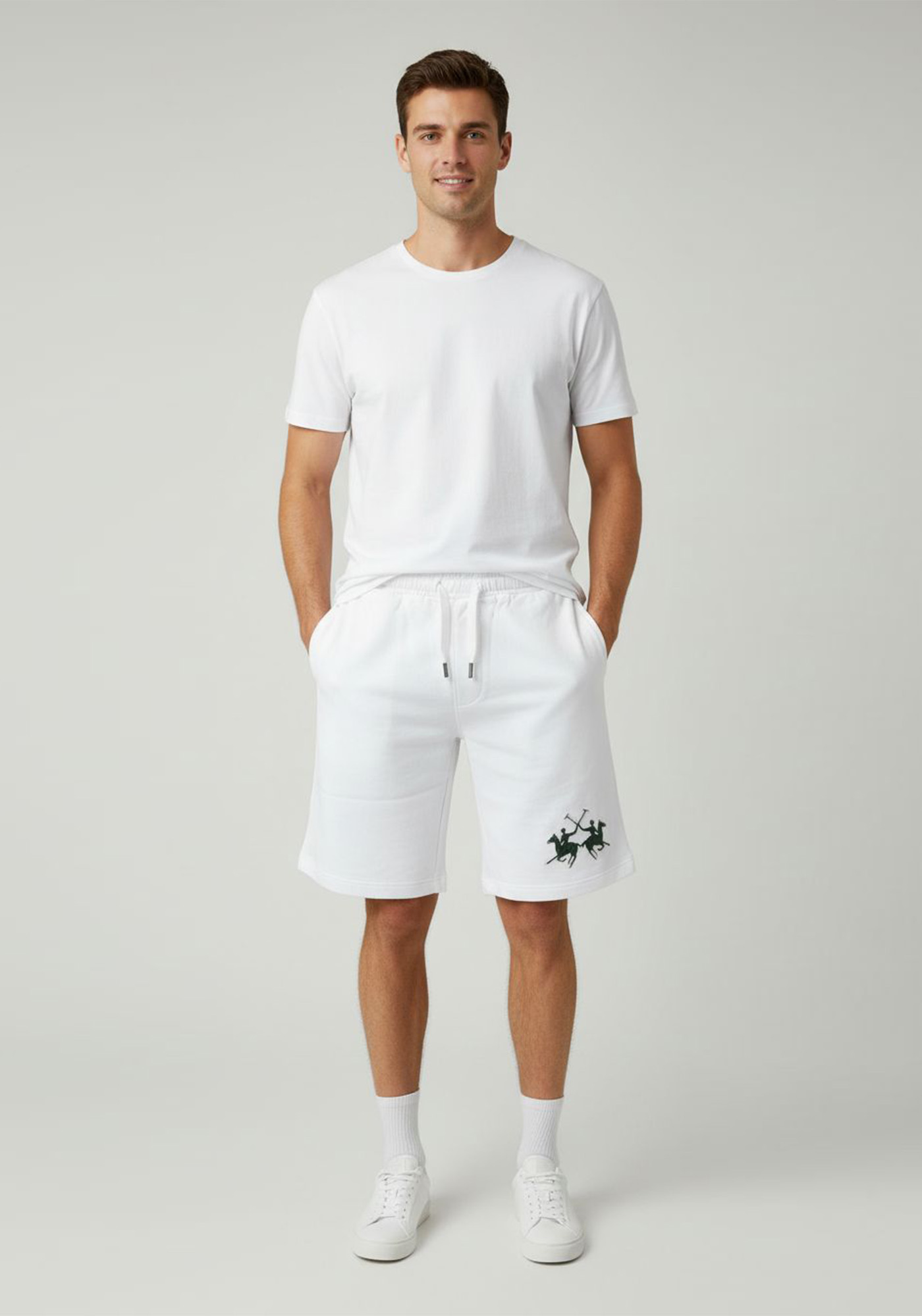 La Martina Sport Βερμούδα Bermuda - MCB003 FP580 00001 White