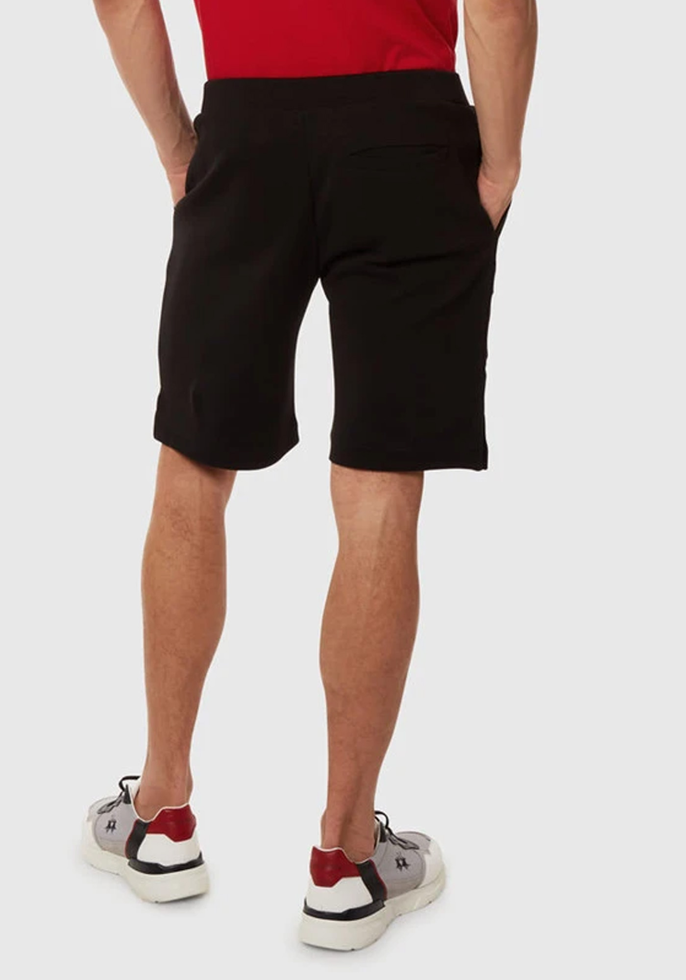 La Martina Sport Βερμούδα της σειράς Sweat Shorts - PMB005 FP196 9999 Black