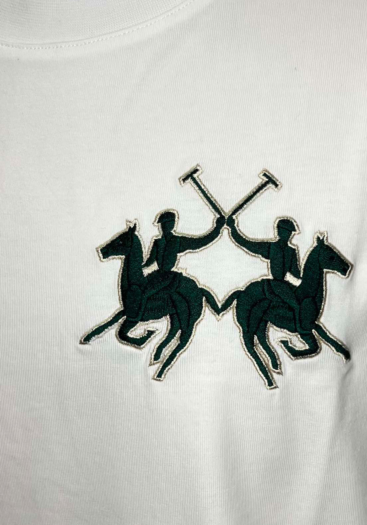 La Martina Μπλούζα HE - MCR008 JS409 000001 White