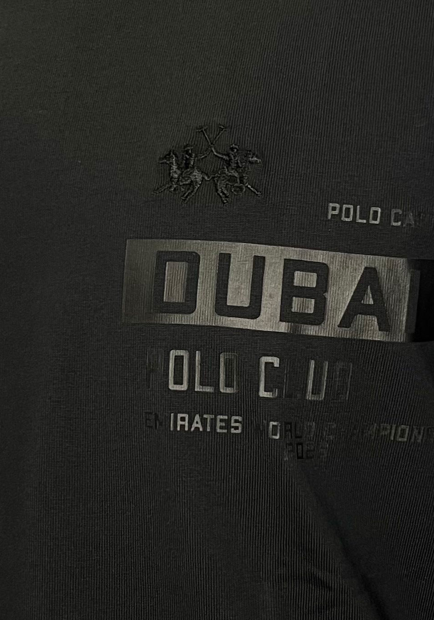 La Martina Μπλούζα HE - MCR300 JS409 09999 Black