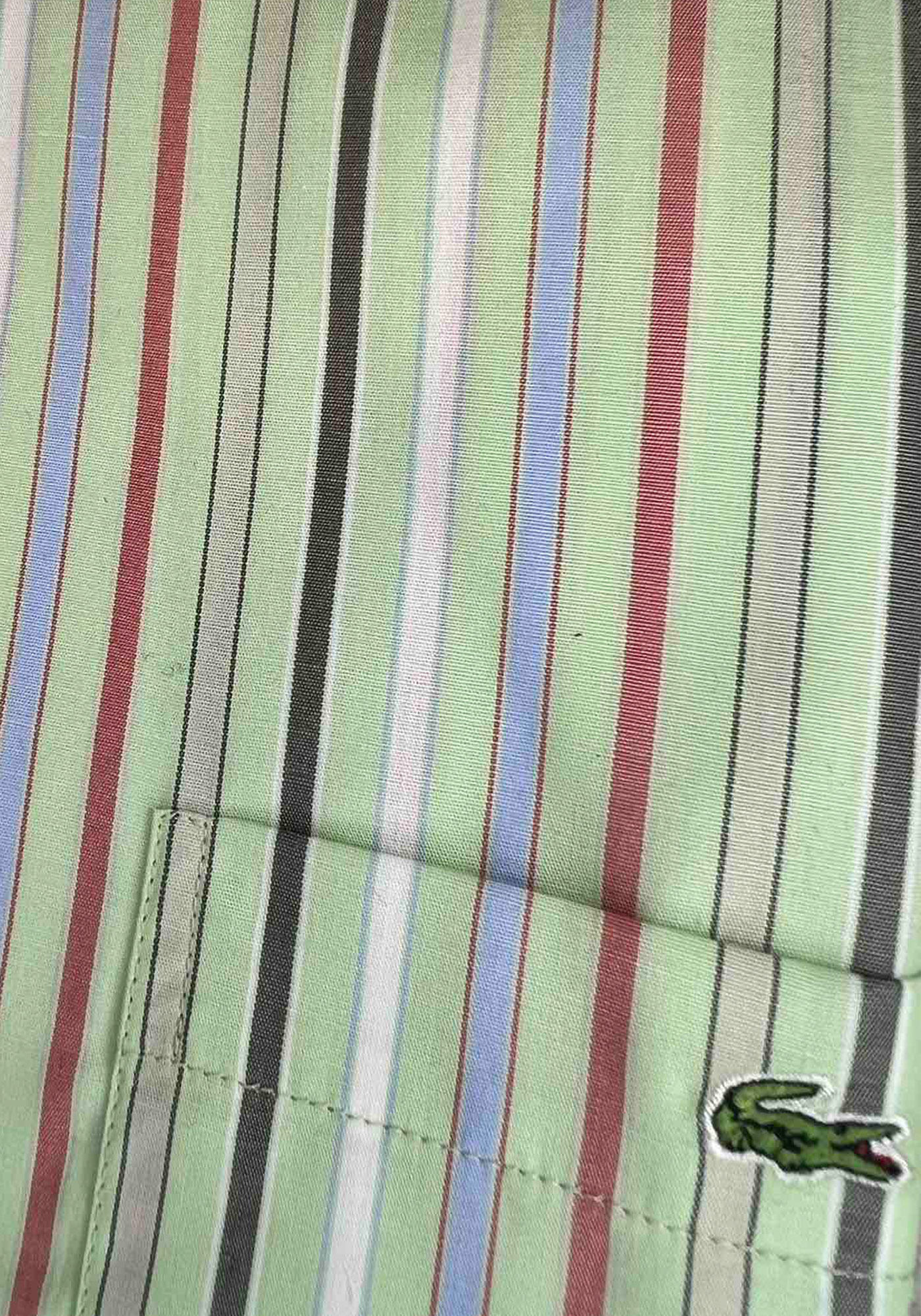 Lacoste Πουκάμισο Stripe - CH2843 H6K Green/Multi φωτογραφία