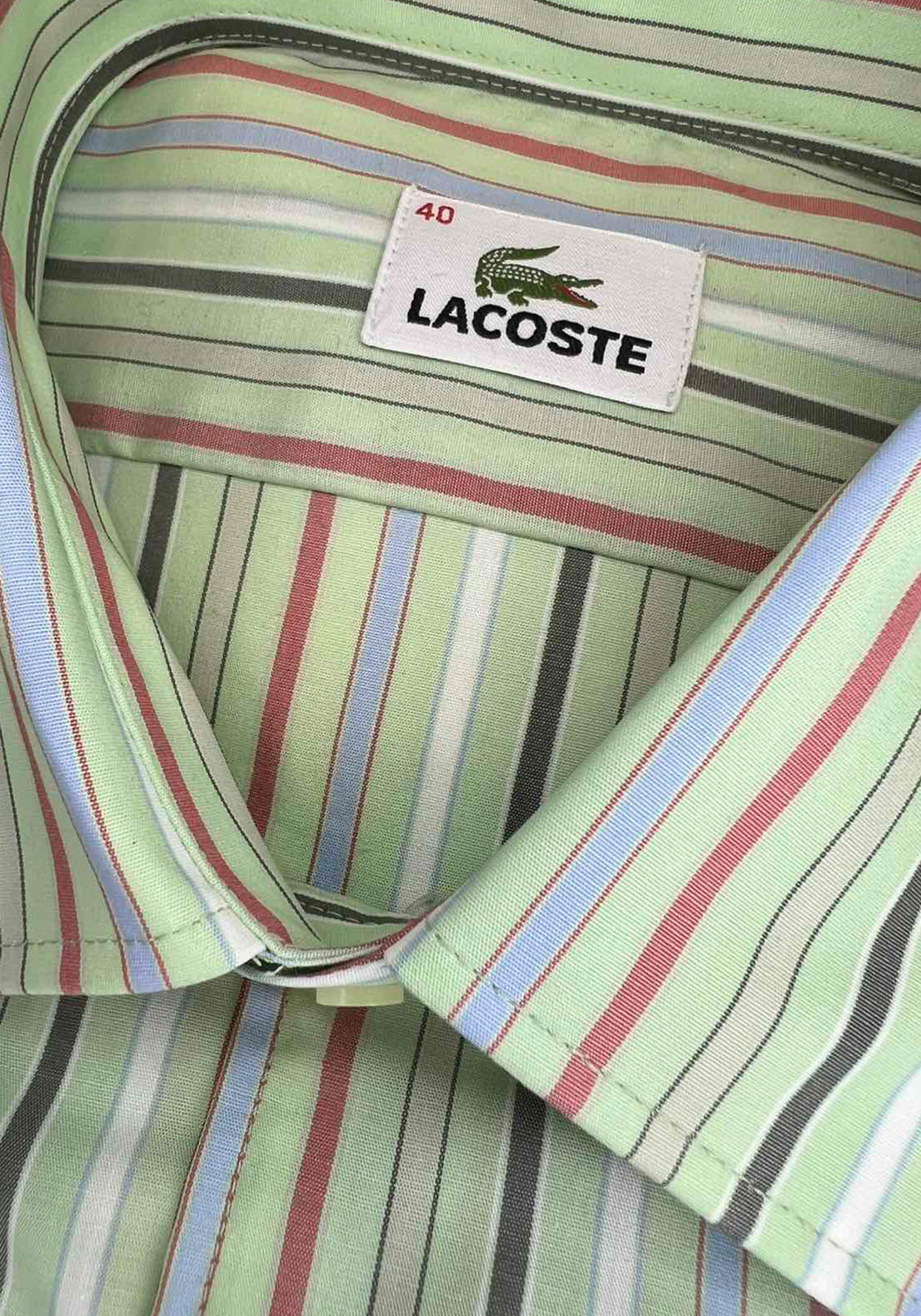 Lacoste Πουκάμισο Stripe - CH2843 H6K Green/Multi φωτογραφία