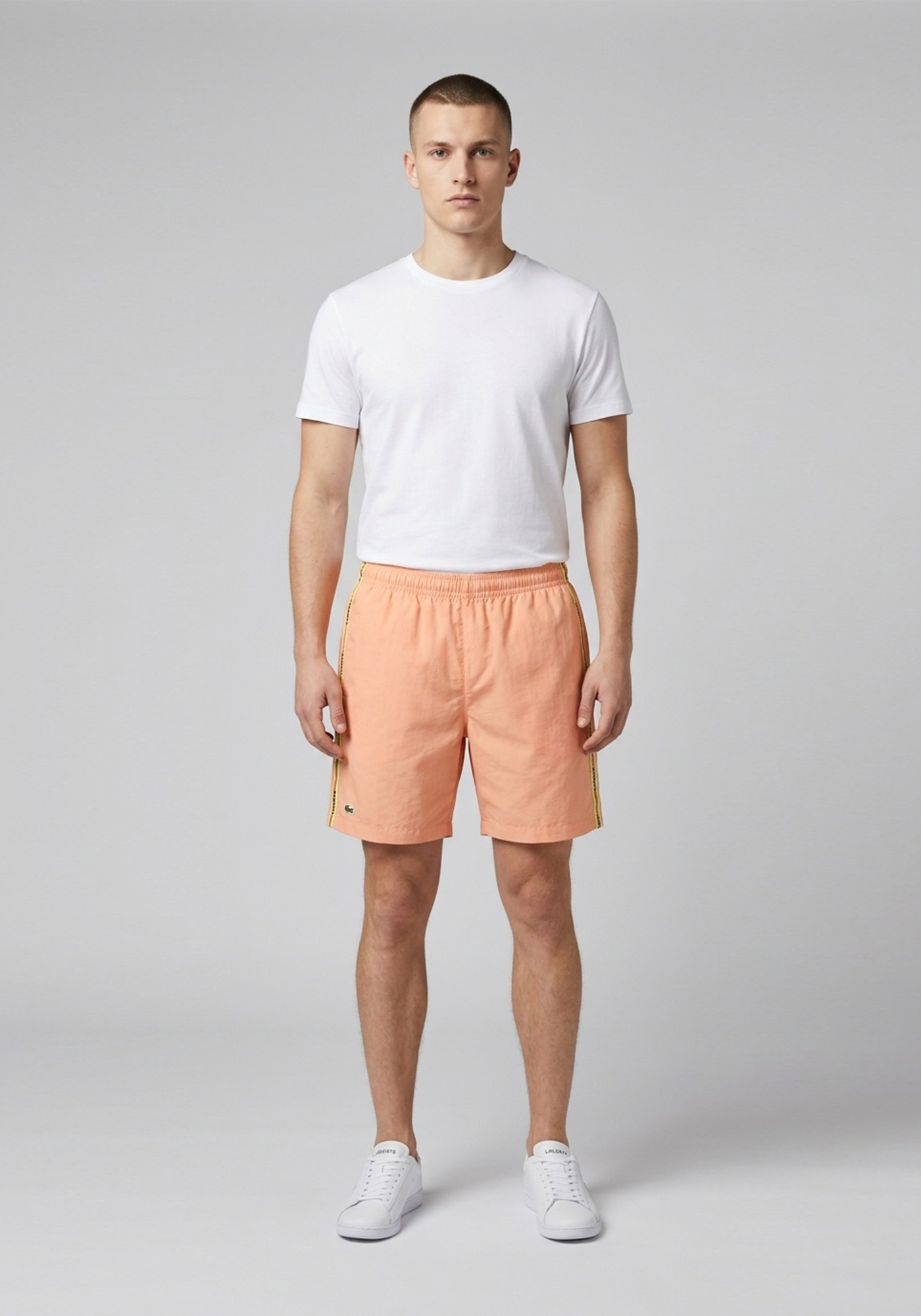 Lacoste Μαγιο Band - MH4444 Τ18 Light Orange φωτογραφία
