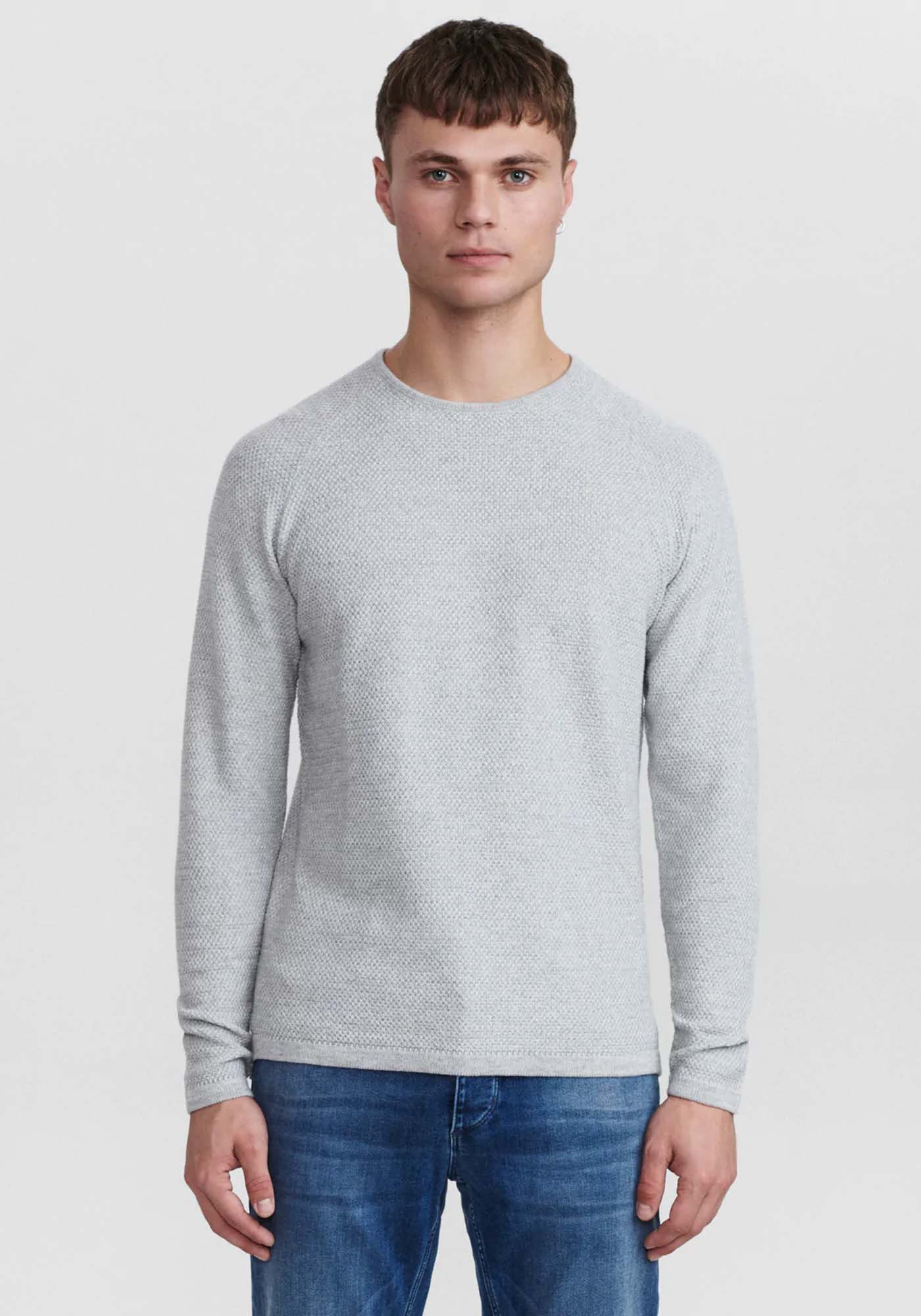 Gabba GABBA Πλεκτή μπλούζα της σειράς Lamp - 2190500115 891 Grey Mel