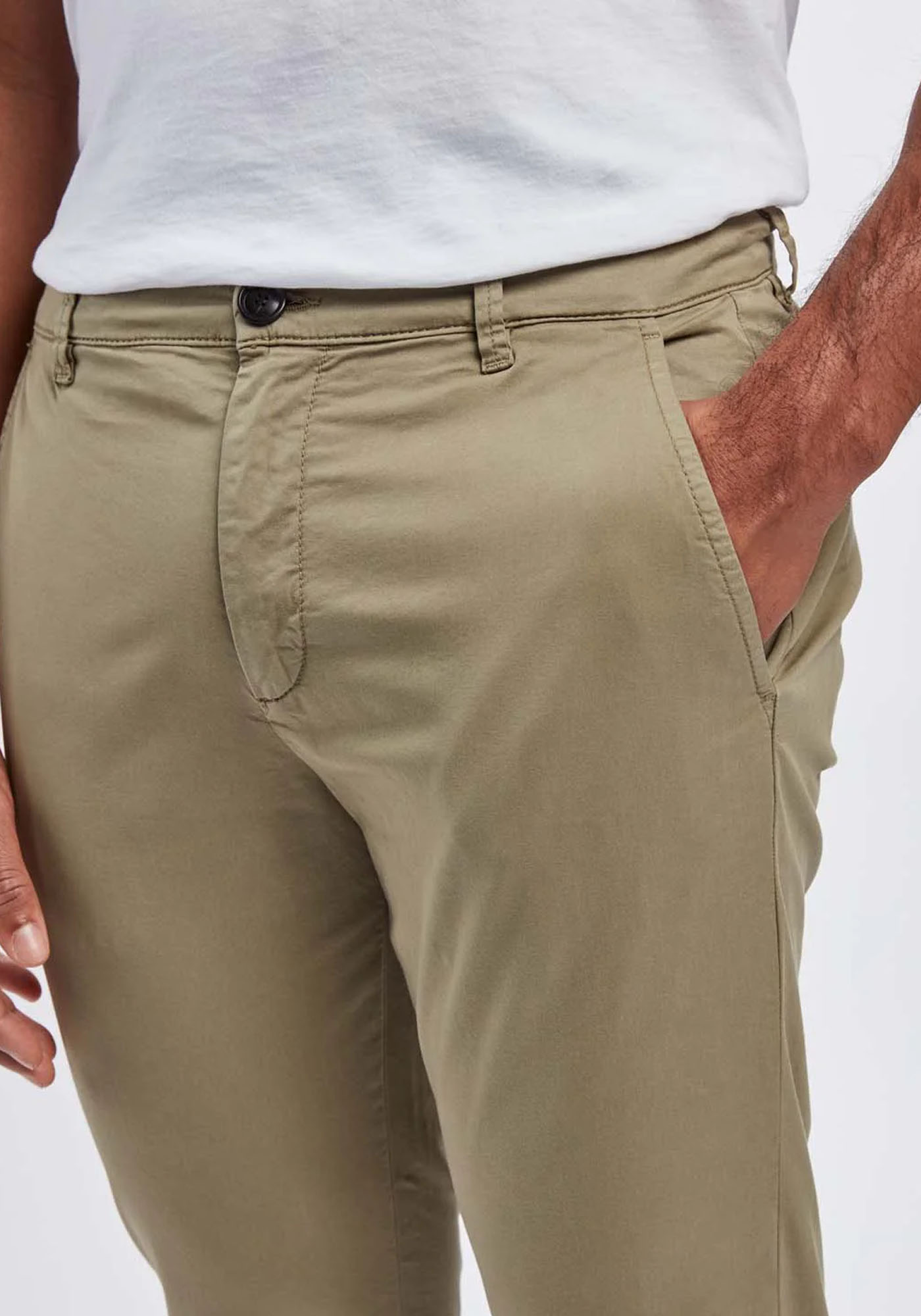 GABBA Pisa Παντελόνι της σειράς Lit GOTS - 2210211001 7001 Deep Lichen Green