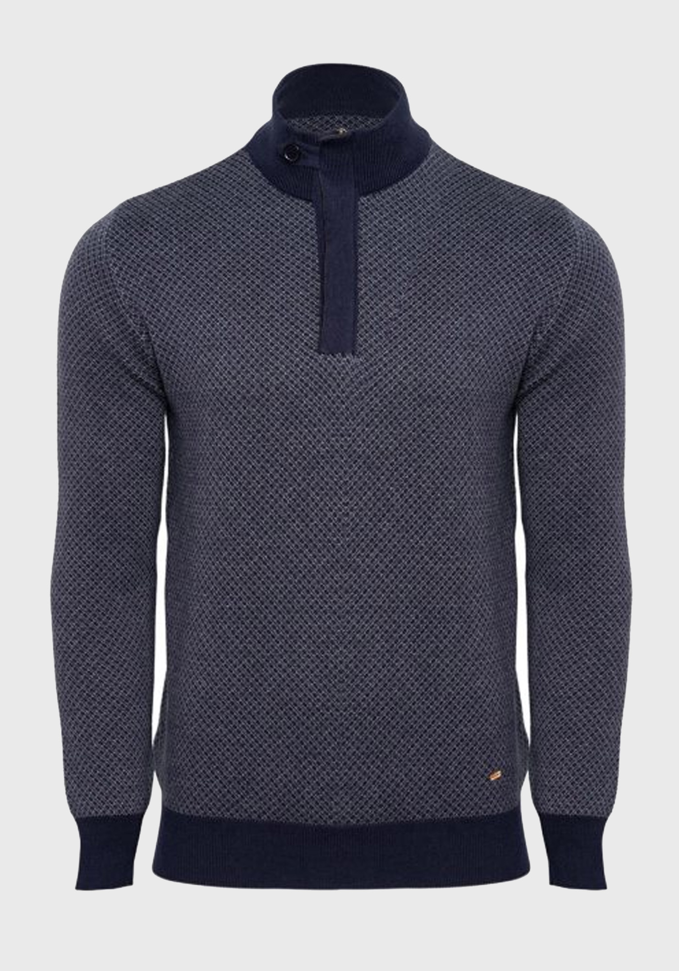 Monte Napoleone Monte Napoleone Half-Zip της σειράς Lupetto - 212 40 2850 4140 4 Blue