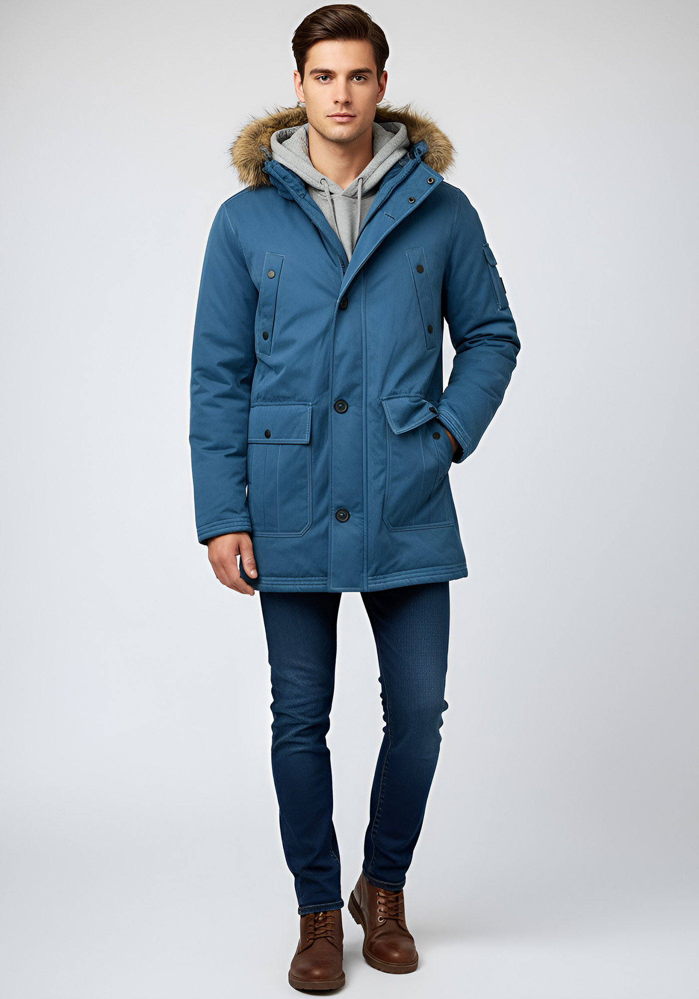 MCS Marlboro Classics MCS Marlboro Classics Πάρκα της σειράς Regi - Blue