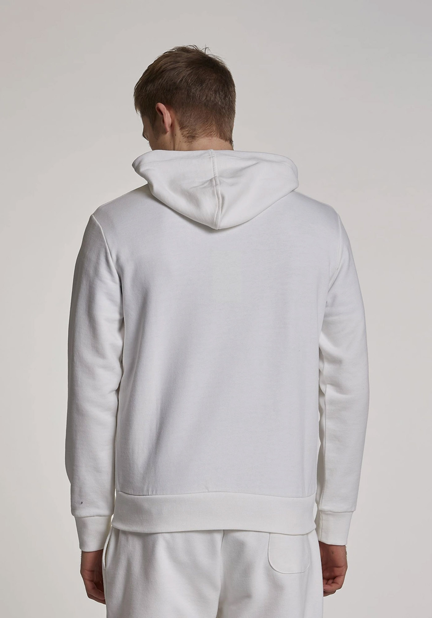 La Martina Ζακέτα της σειράς Man Fleece - CCMF02 FP109 00002 Off White