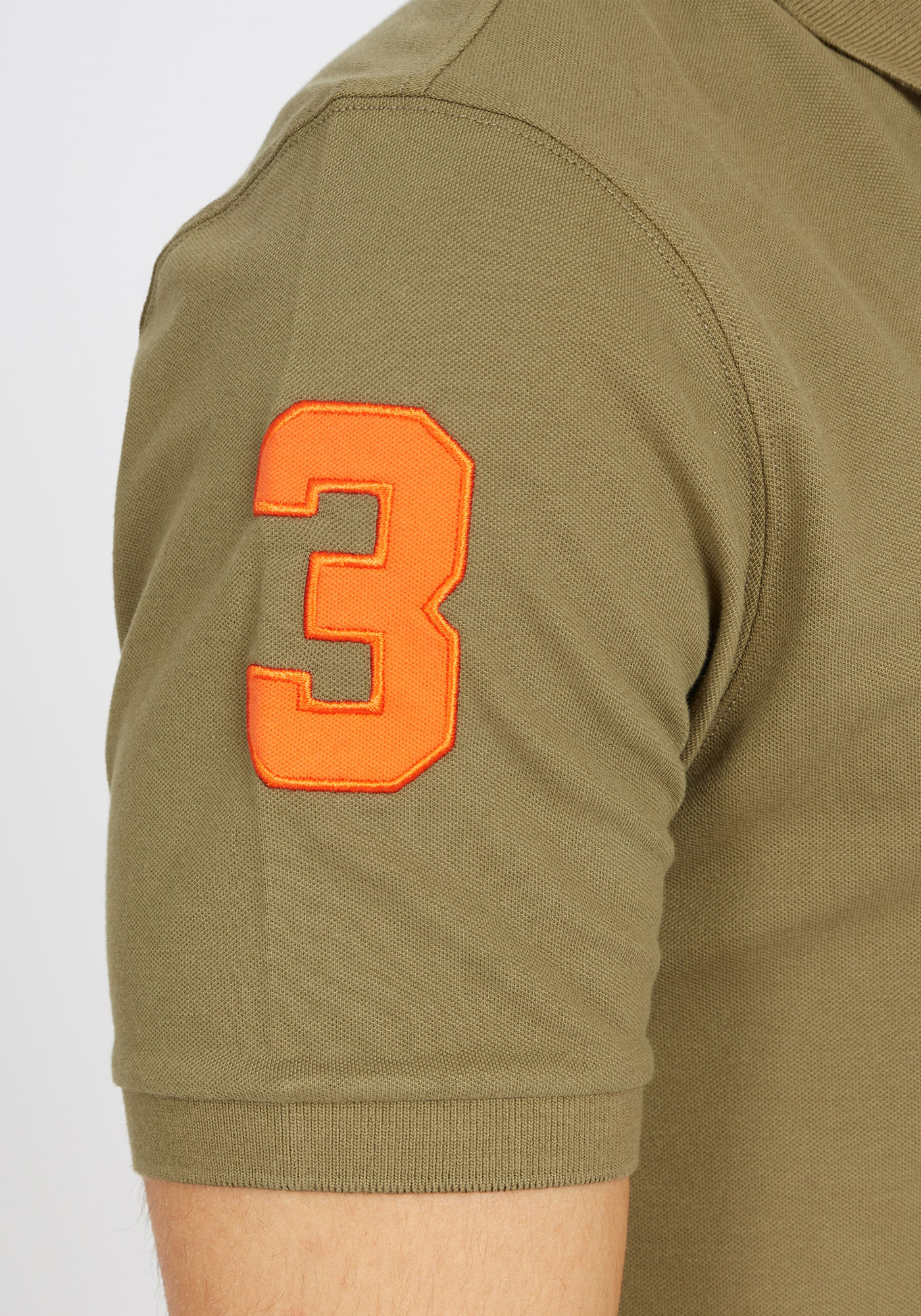 La Martina Κοντομάνικη Polo της σειράς Man Polo - VMP300 PK001 03116 Burnt Olive