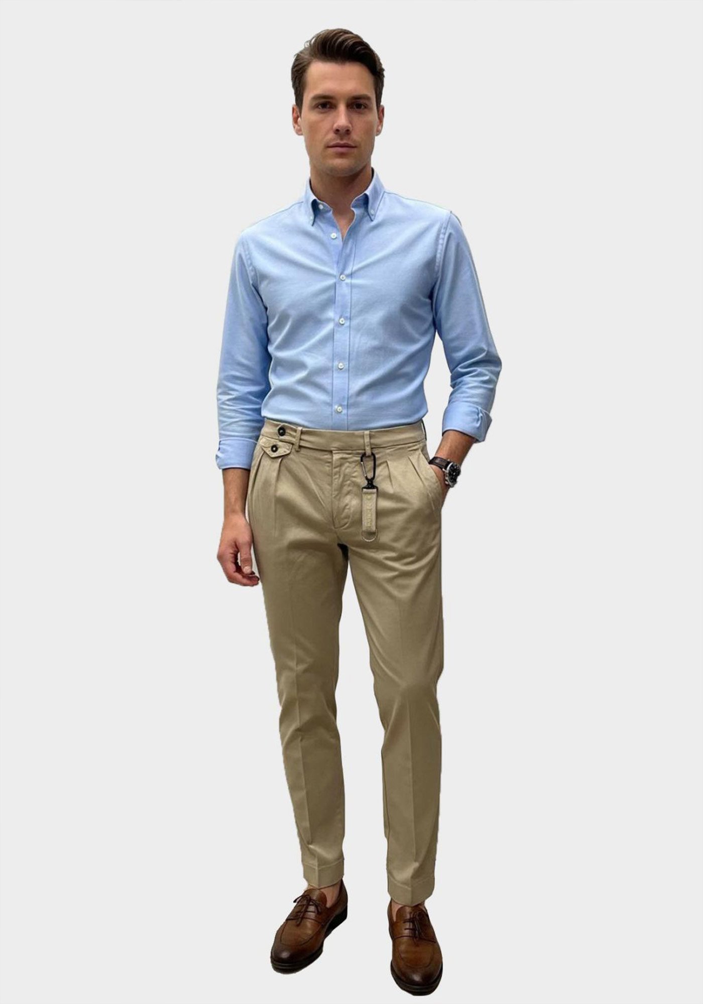 Manuel Ritz Υφασμάτινο Παντελόνι της σειράς Stretch - 3932P1668TC 253790 23 Bez φωτογραφία