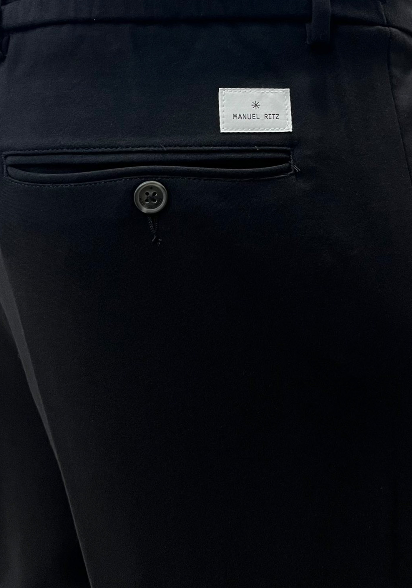 Manuel Ritz Υφασμάτινο Παντελόνι της σειράς Stretch - 3932P1688MC 250501 99 Black φωτογραφία