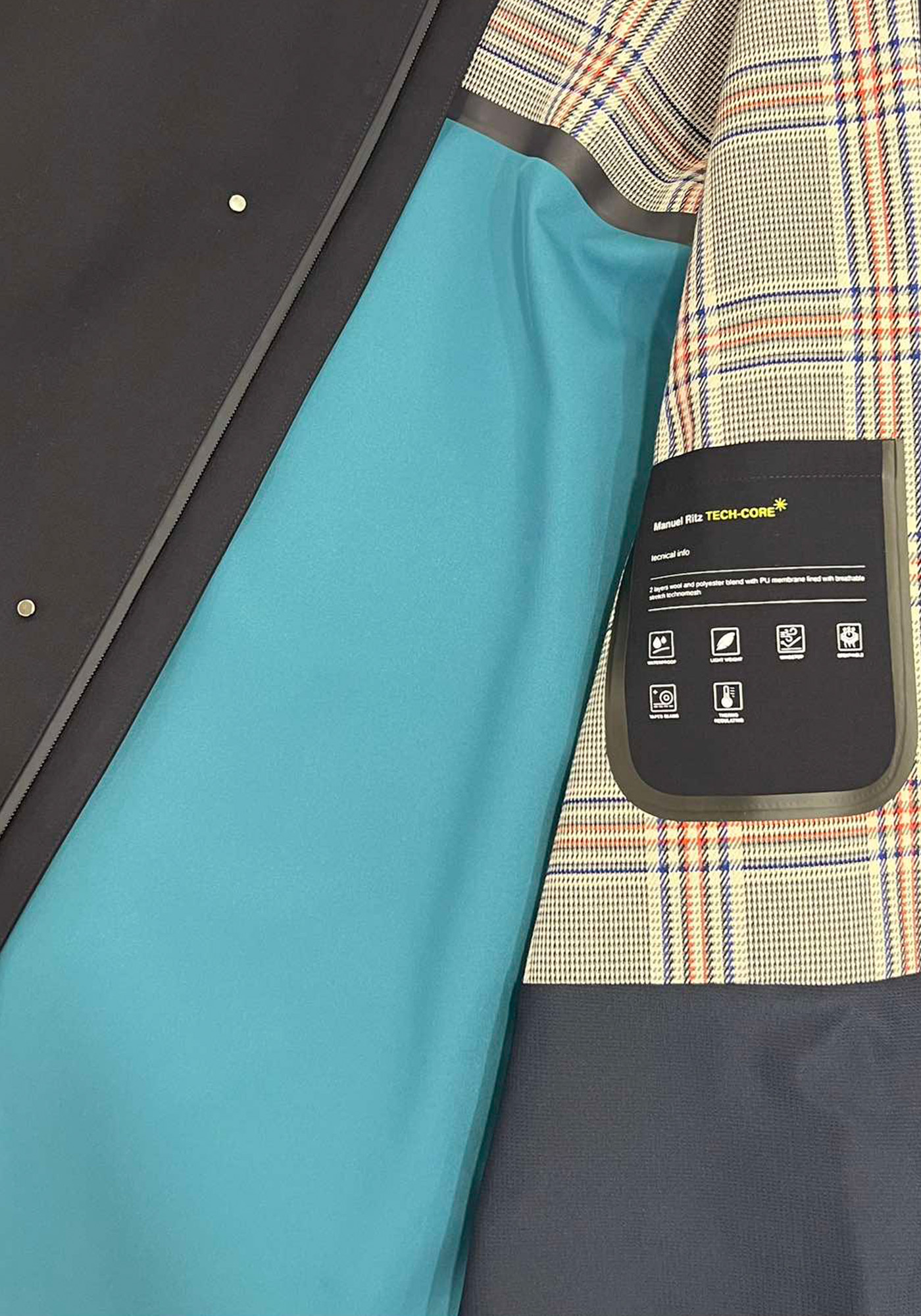 Manuel Ritz Καμπαρτίνα της σειράς Bron - 3932H8400C 253722 89 Blue φωτογραφία