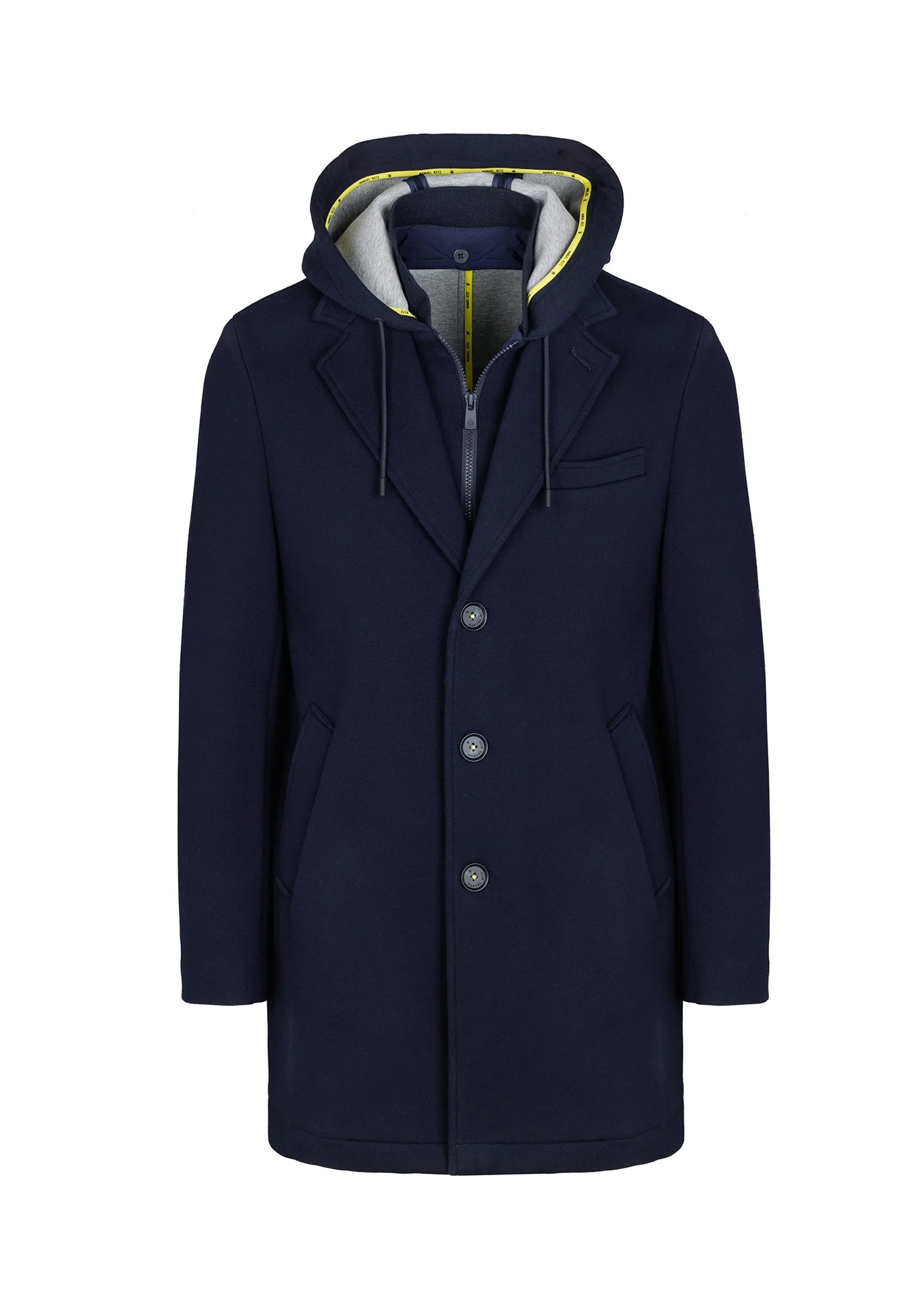 Manuel Ritz Παλτό της σειράς Hooded - 3932H8407C 253745 89 Blue φωτογραφία