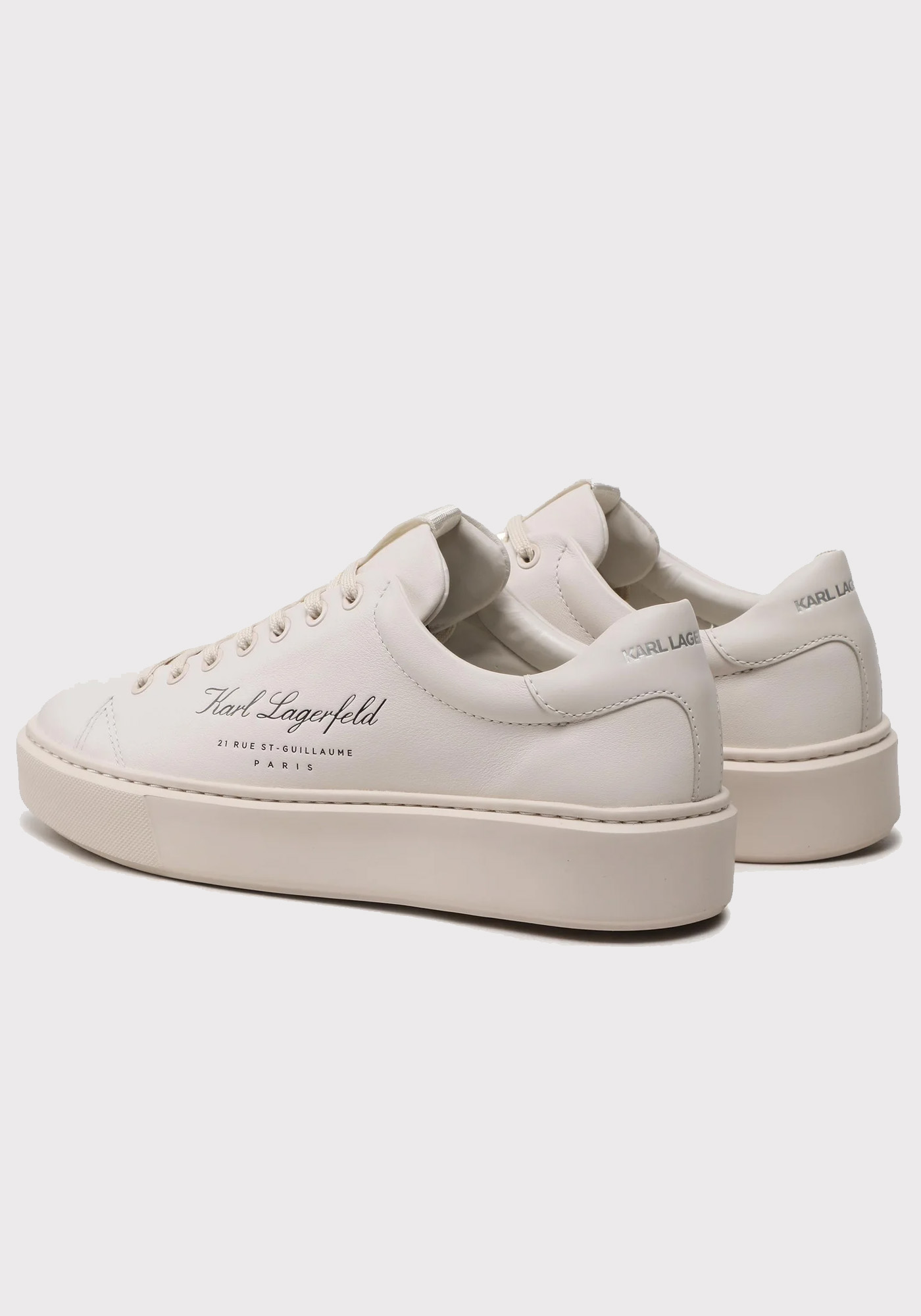 Karl Lagerfeld Sneakers της σειράς Maxi Cup - KL52223 0T1 Off White
