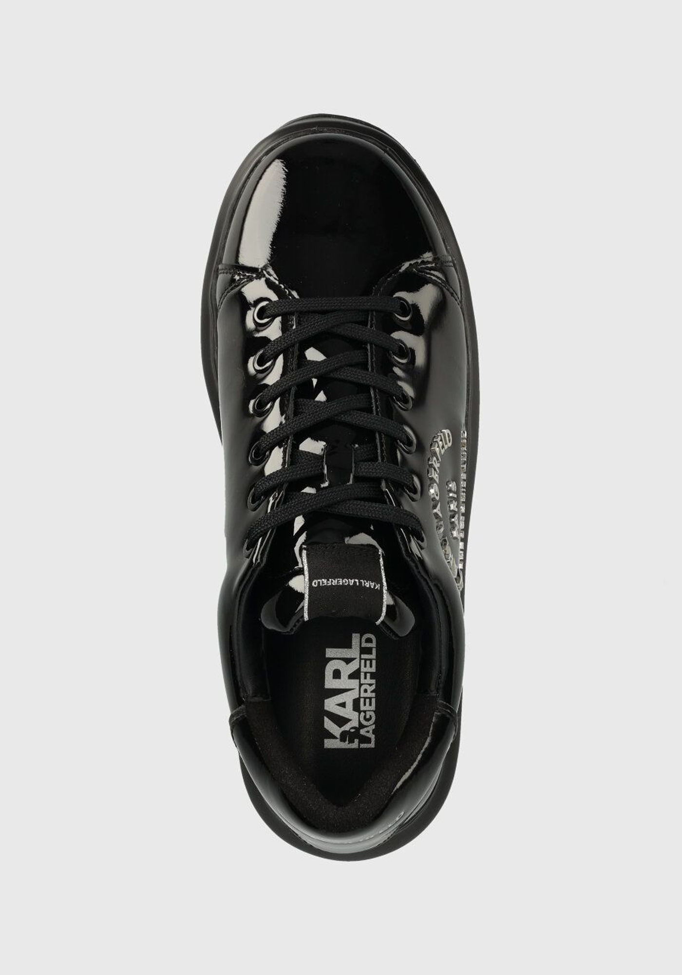Karl Lagerfeld Sneakers της σειράς Metal Maison - KL52539S 1BP Black Patent