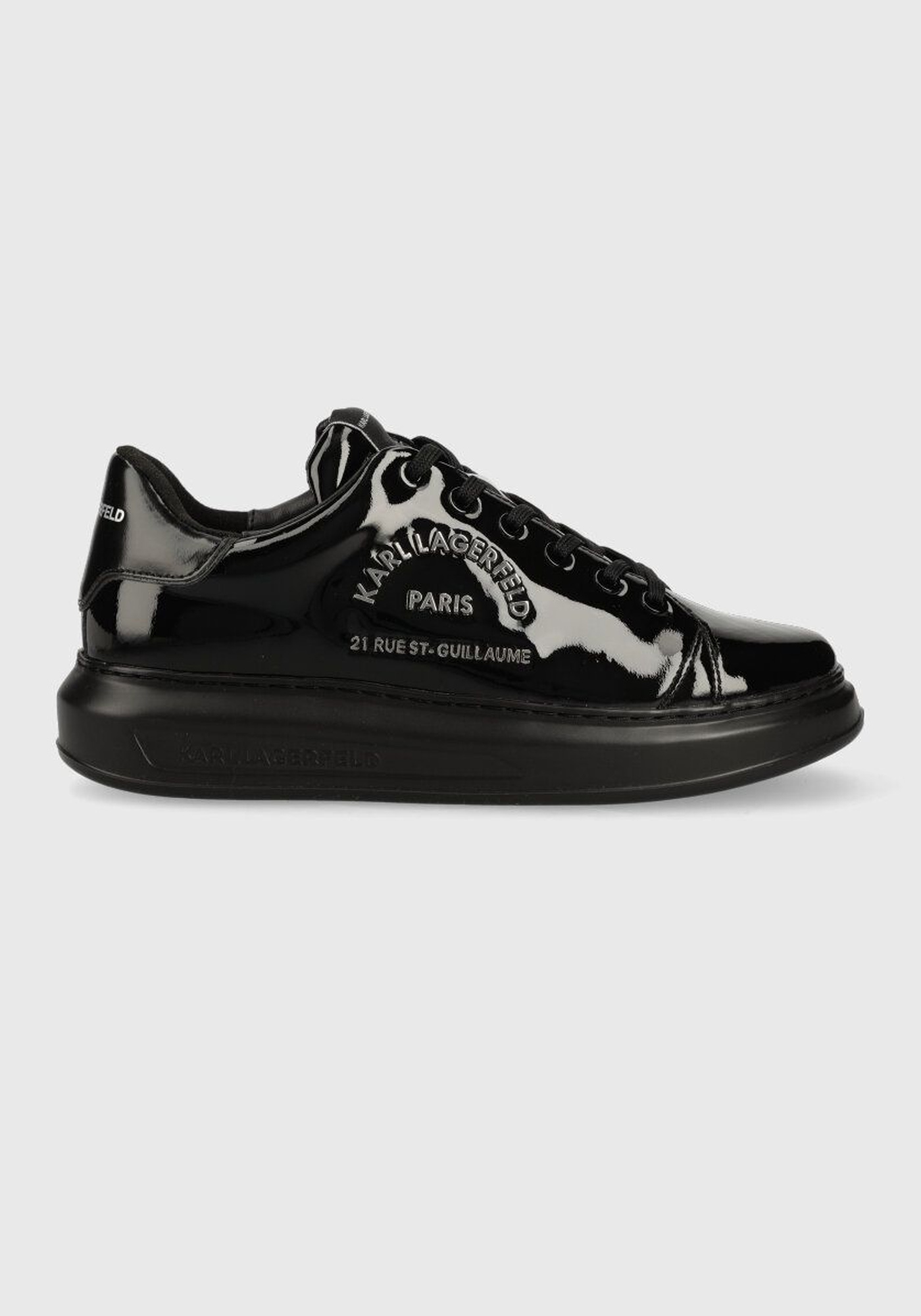 Karl Lagerfeld Sneakers της σειράς Metal Maison - KL52539S 1BP Black Patent