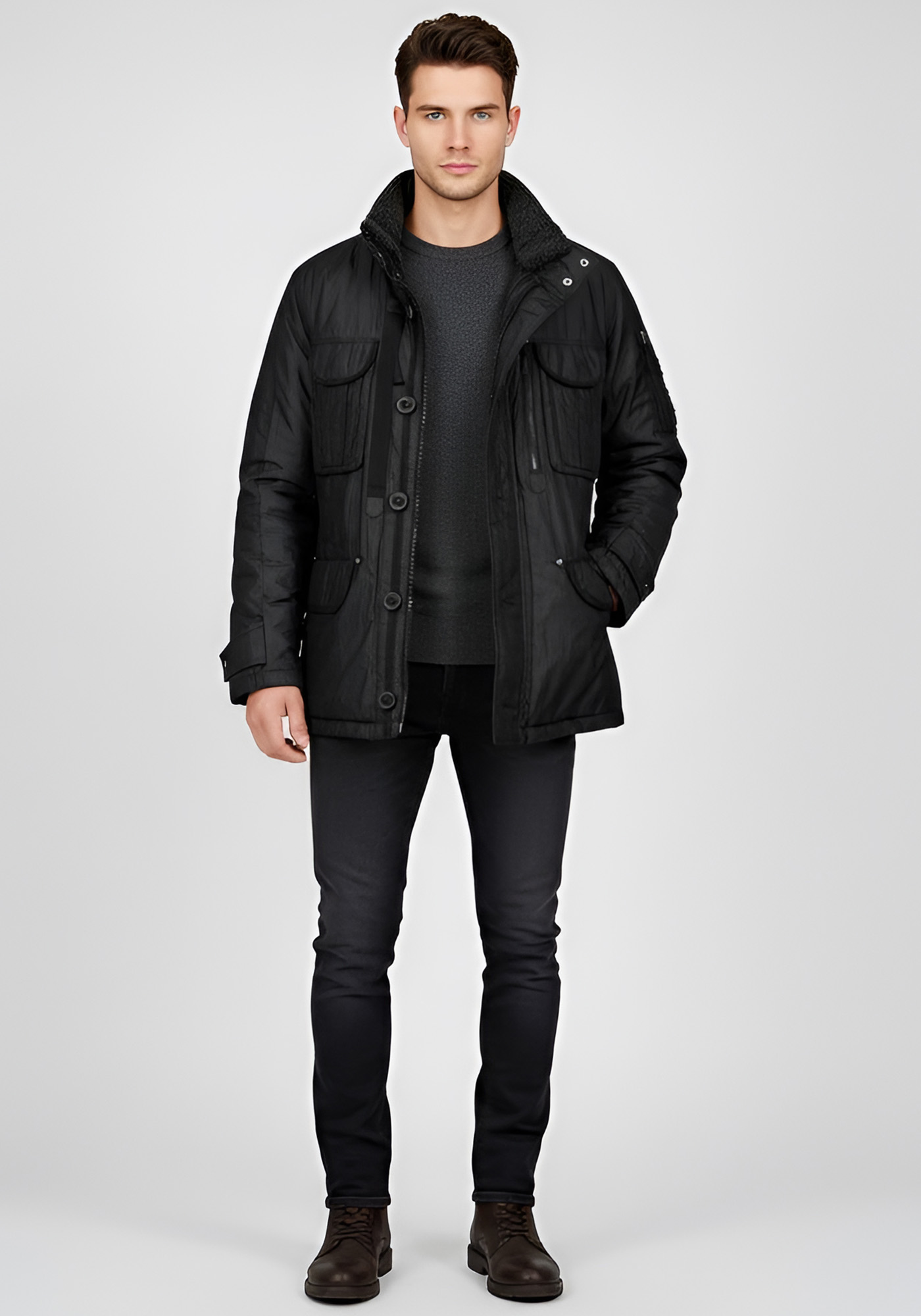 Milestone Καλοκαιρινό Μπουφάν της σειράς Abara - 930327 10110 1 99 Black