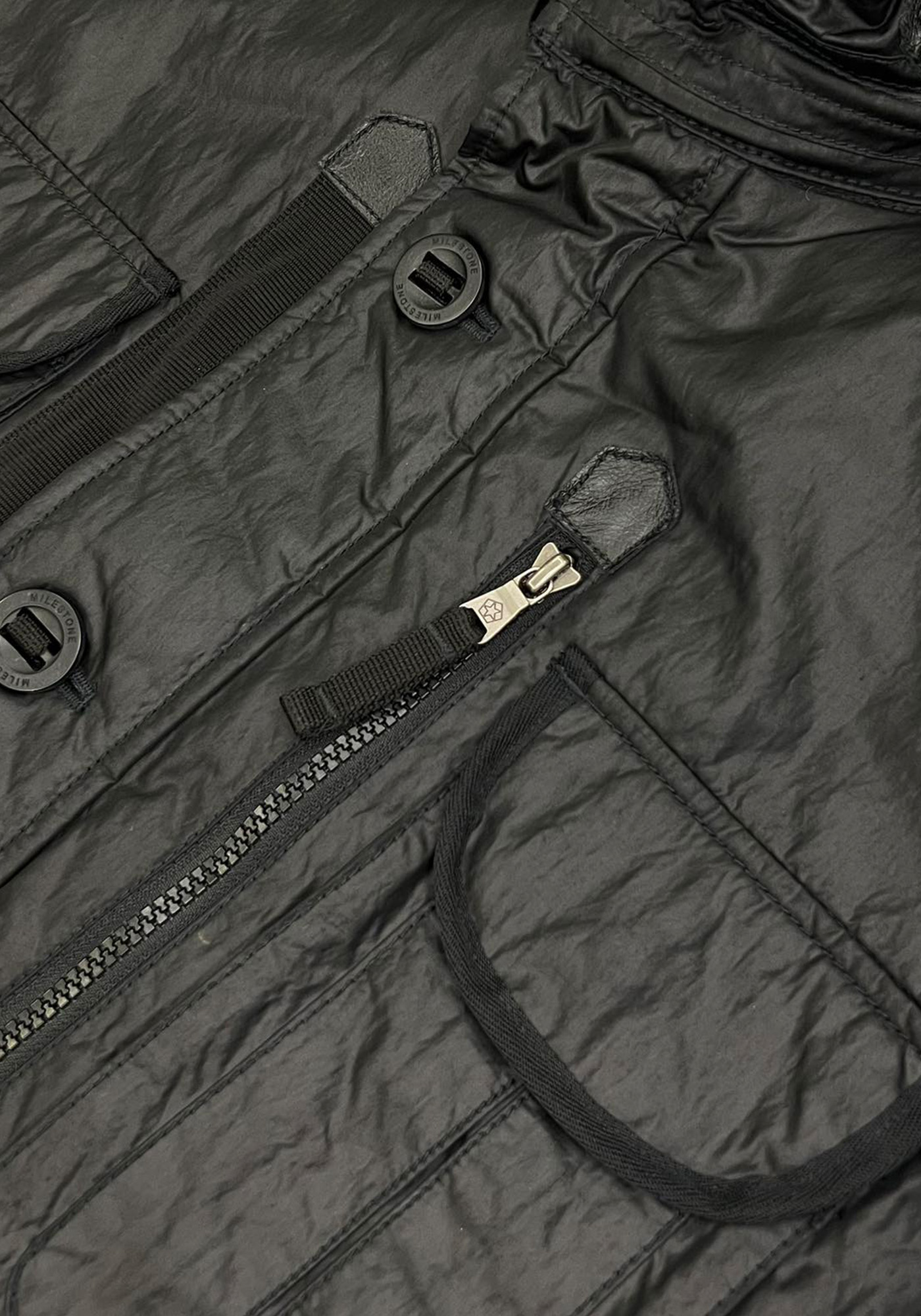 Milestone Καλοκαιρινό Μπουφάν της σειράς Abara - 930327 10110 1 99 Black φωτογραφία