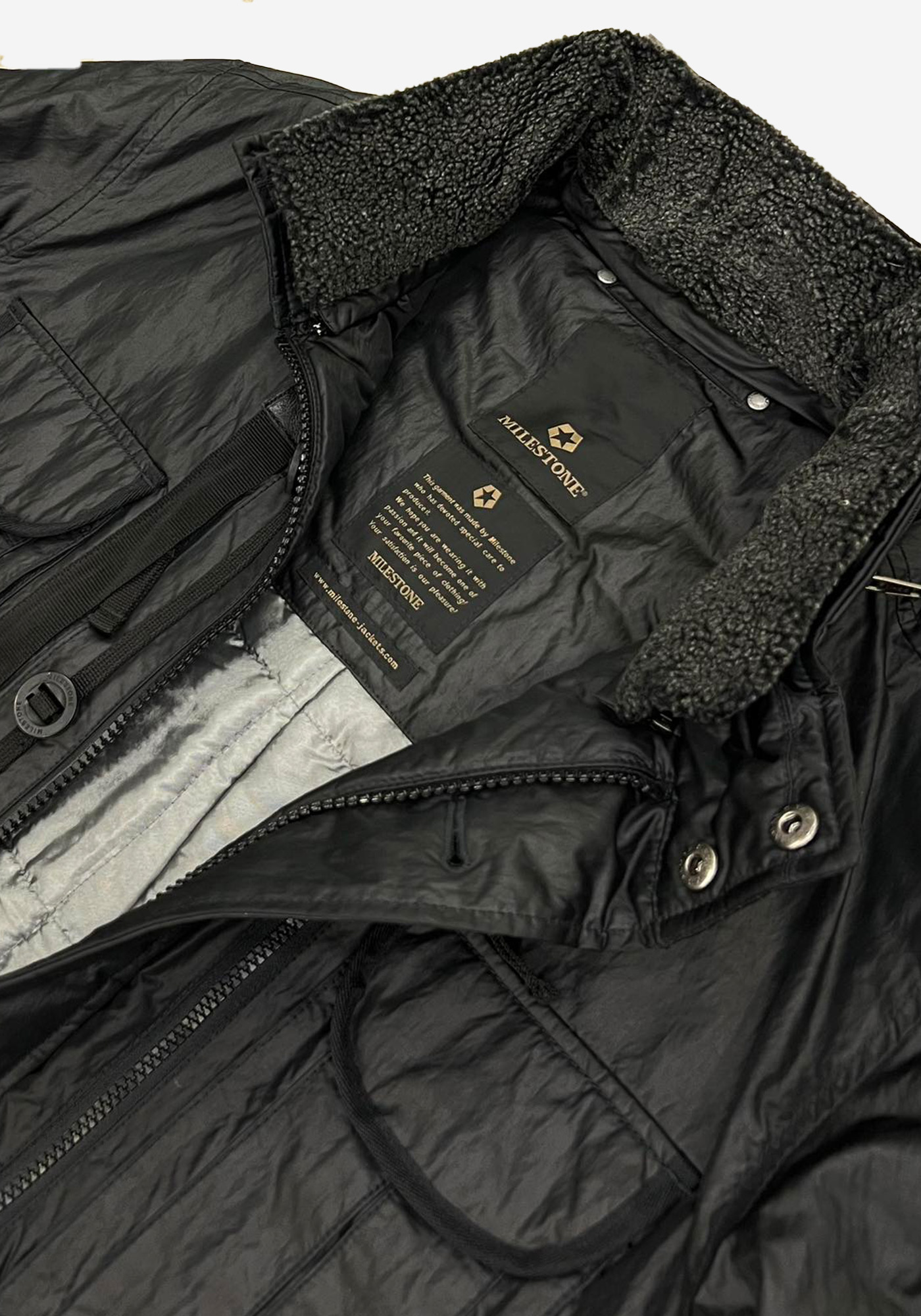 Milestone Καλοκαιρινό Μπουφάν της σειράς Abara - 930327 10110 1 99 Black φωτογραφία